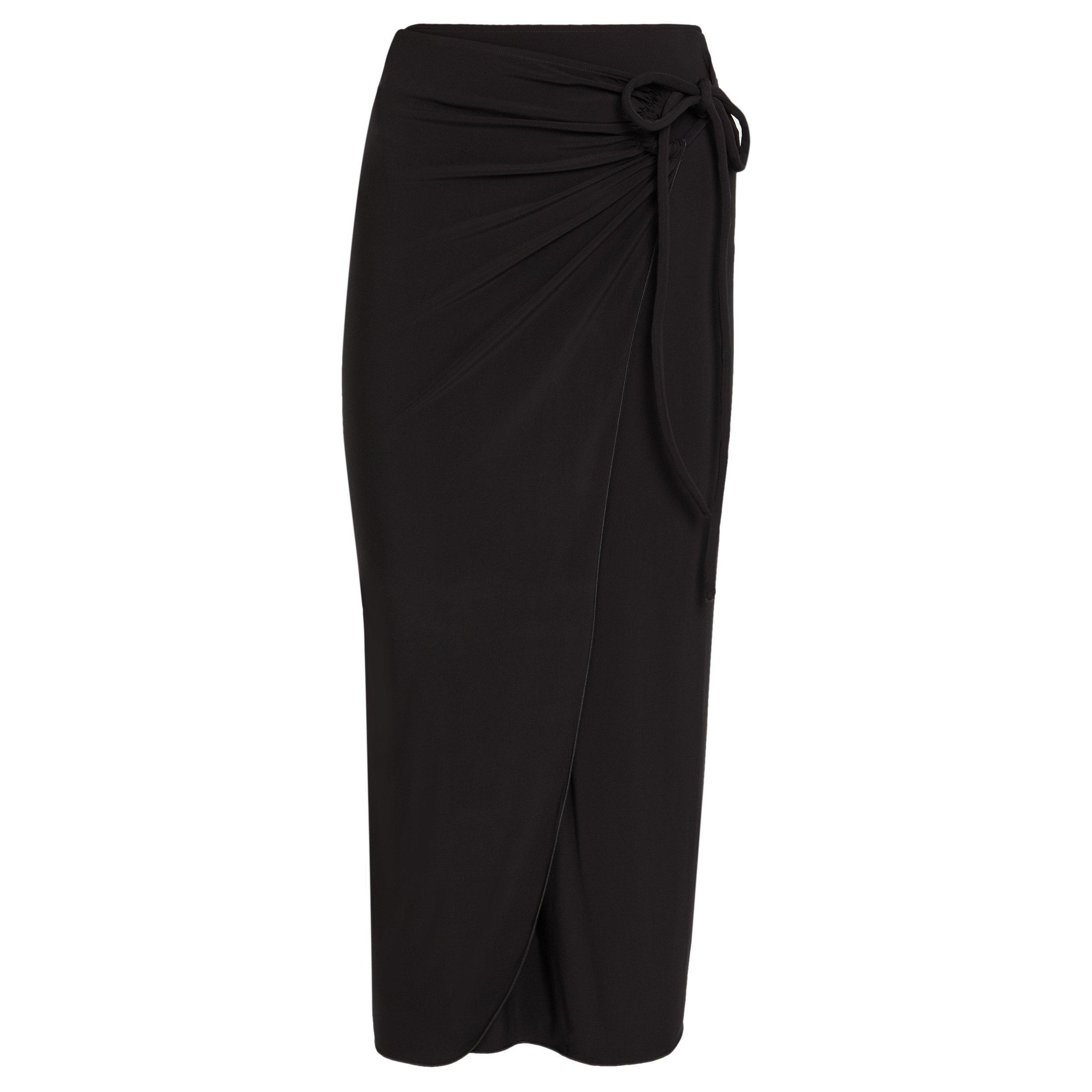 BLACK - Max Mara - SS BCHAFOSO JERSEY SKIRT