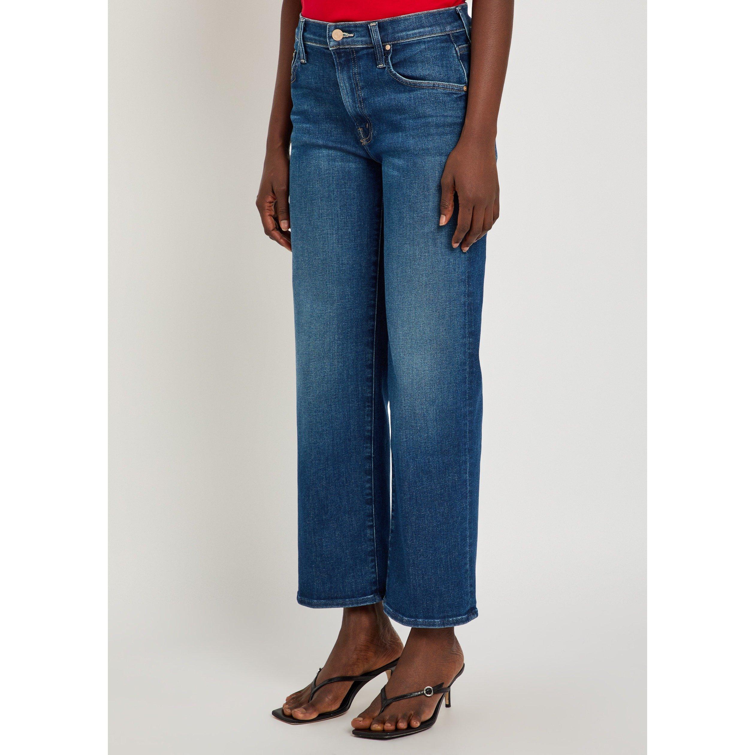 BLUE - MOTHER - THE MID RISE RAMBLER ZIP ANKLE - 2