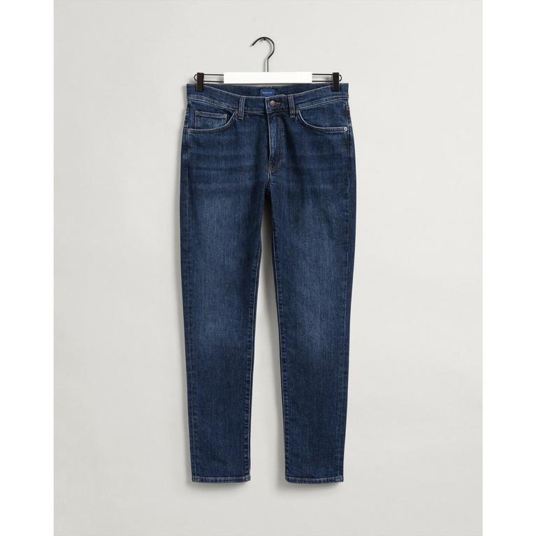 Bleu moyen 961 - Gant - Slim Jeans - 1