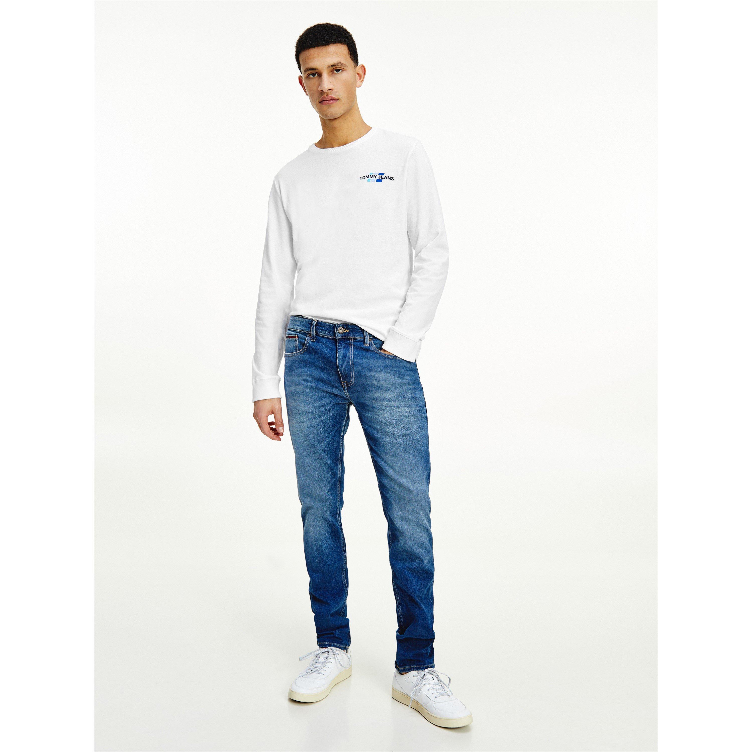 Wilson Mellemblå - Tommy Jeans - Tommy Slim Tapered Austin Jeans - 3
