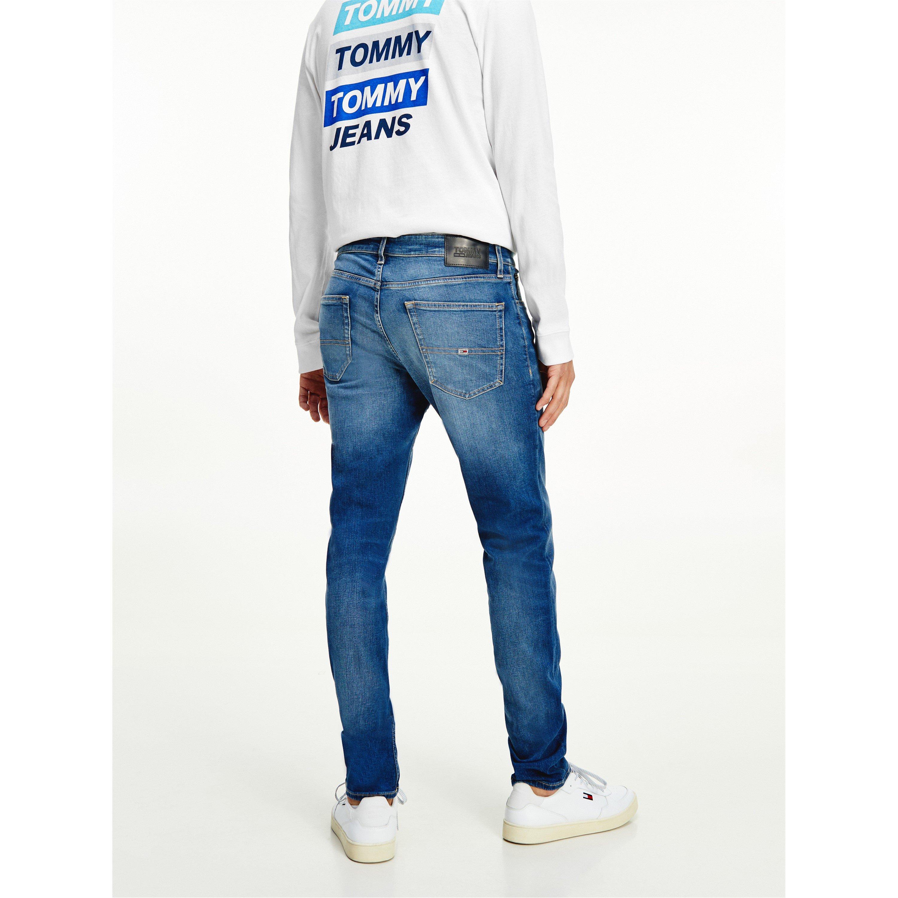 Wilson Mellemblå - Tommy Jeans - Tommy Slim Tapered Austin Jeans - 4
