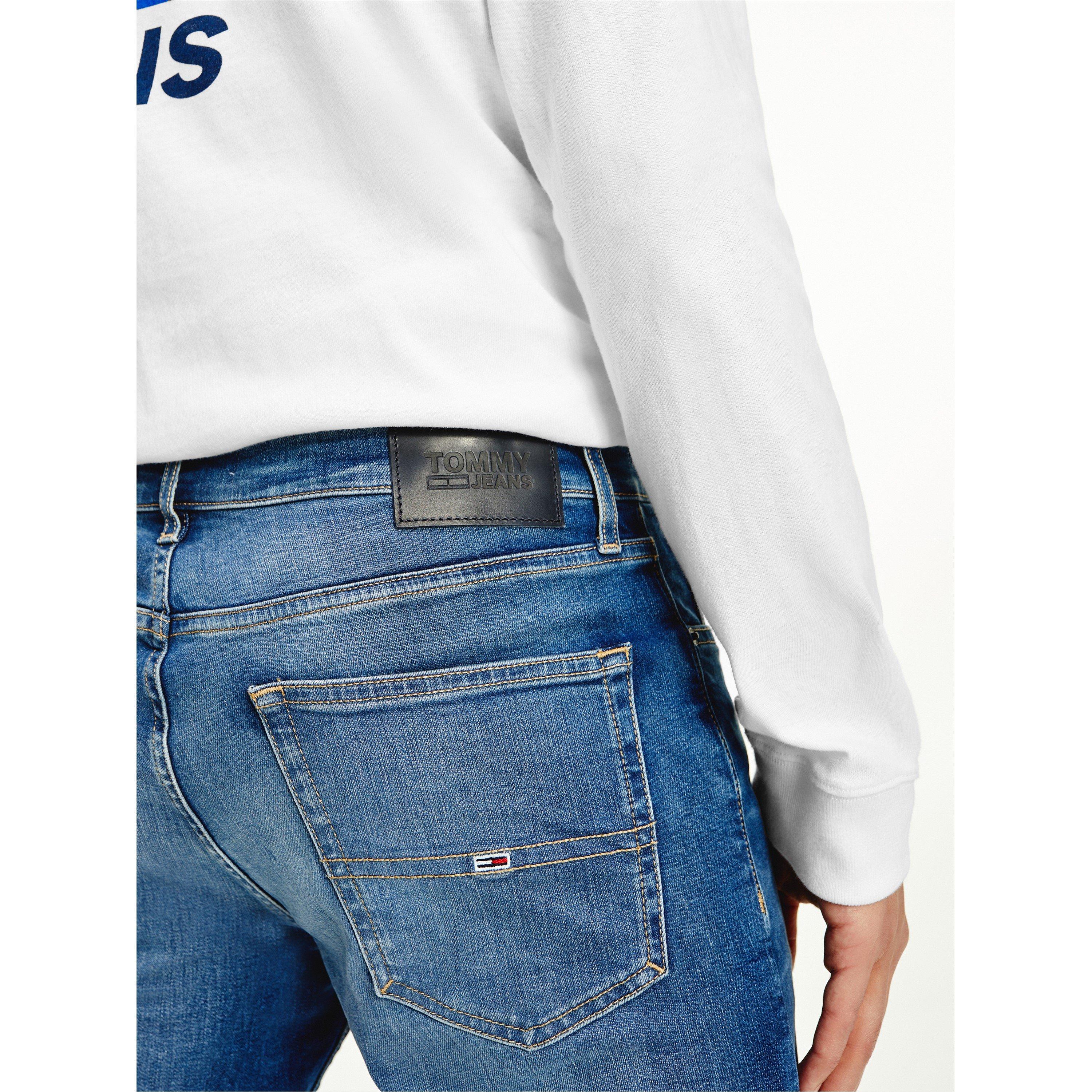 Wilson Mellemblå - Tommy Jeans - Tommy Slim Tapered Austin Jeans - 5