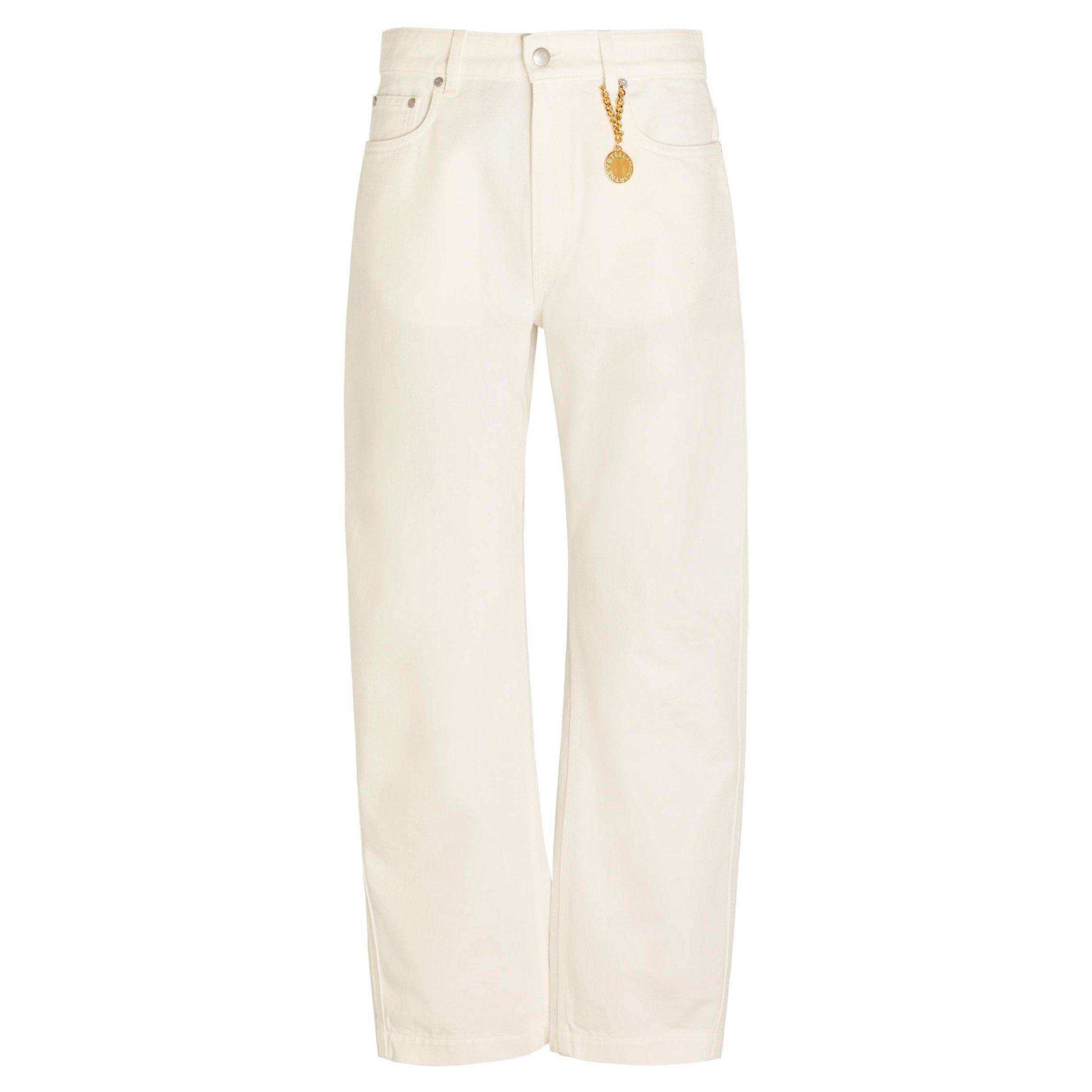 WHITE - Stella McCartney - Hs Denim Cropped Barrel J