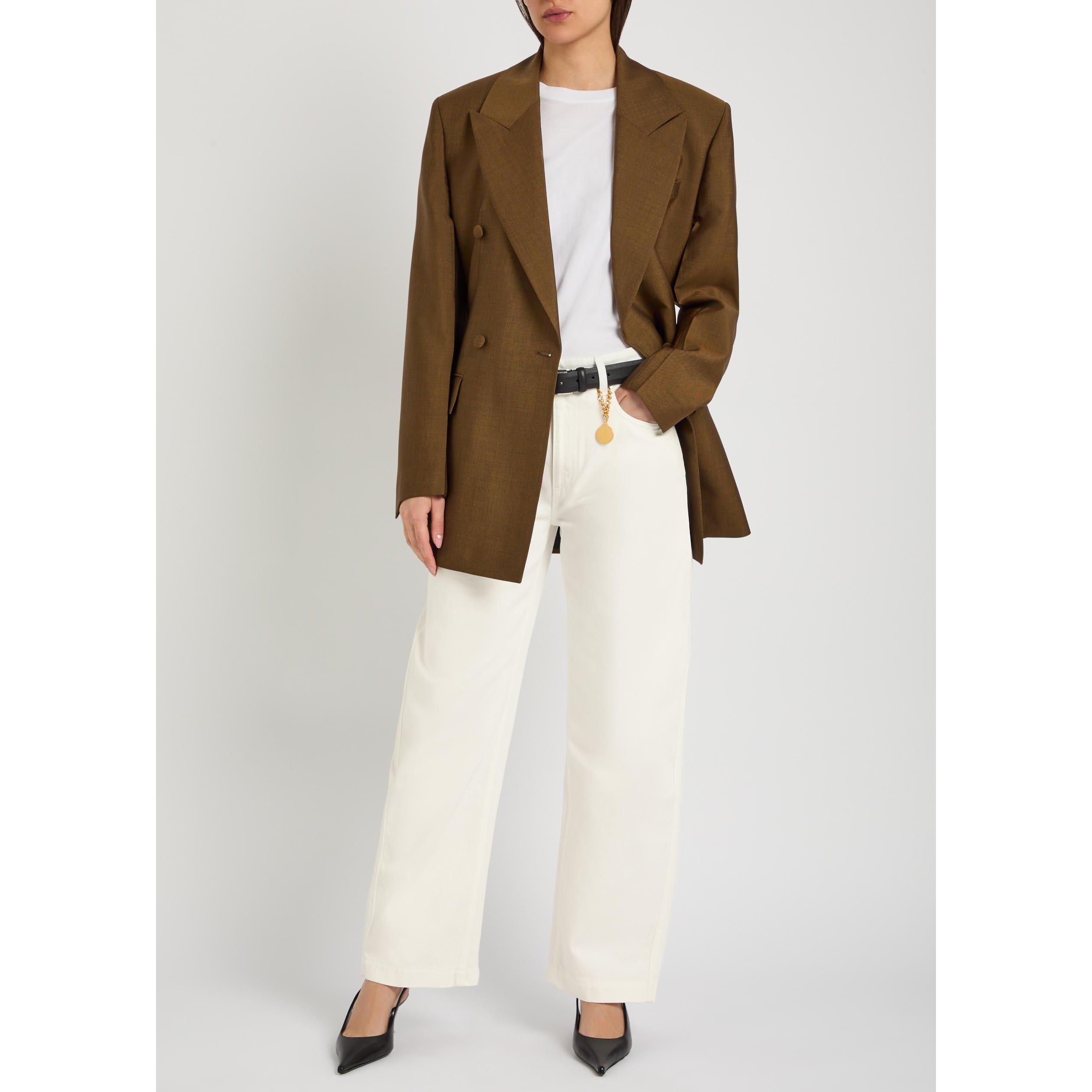 WHITE - Stella McCartney - Hs Denim Cropped Barrel Jeans - 5