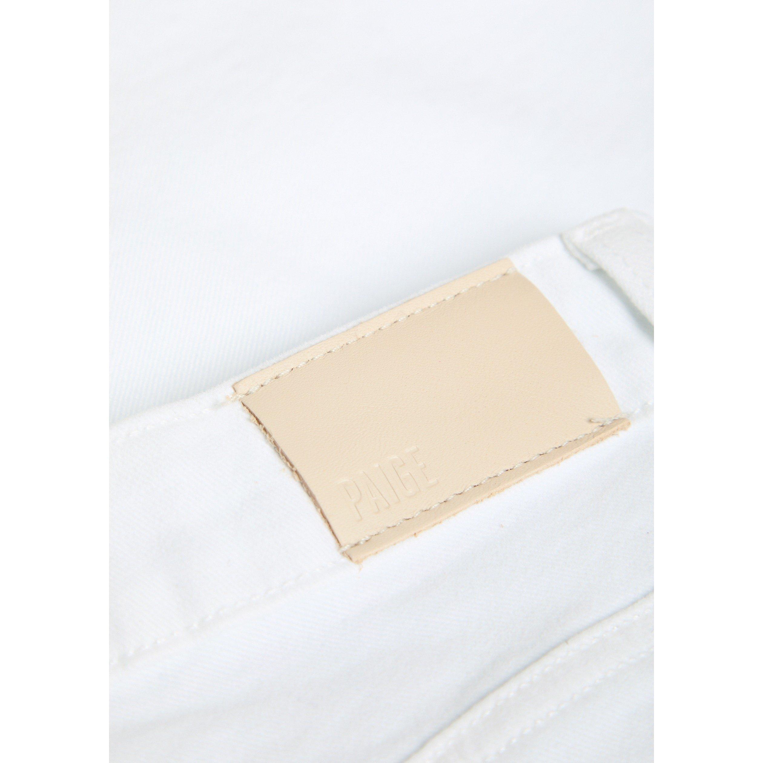 WHITE - Paige - Women's Mason Ankle Straight Leg Jeans - 4