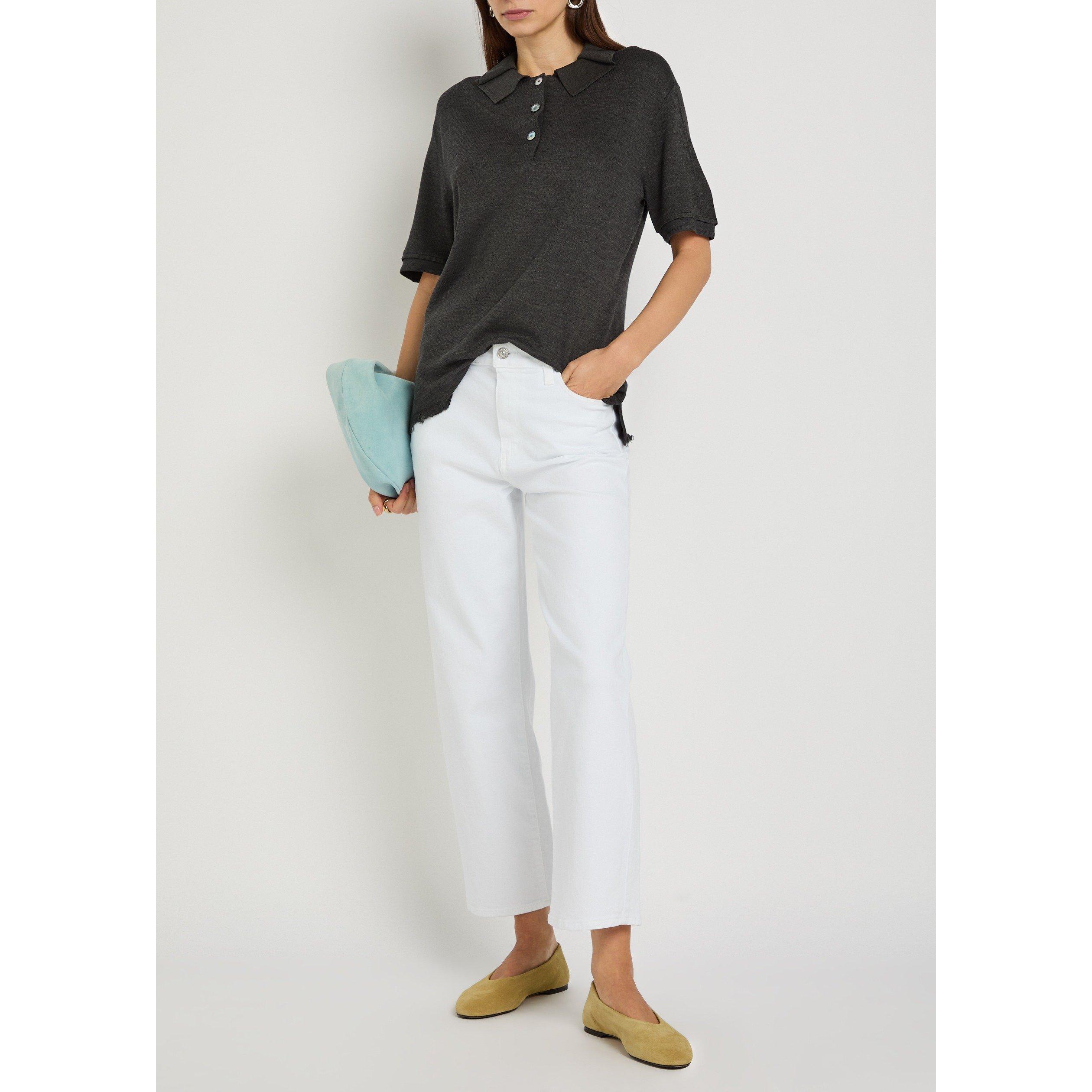 WHITE - Paige - Women's Mason Ankle Straight Leg Jeans - 5