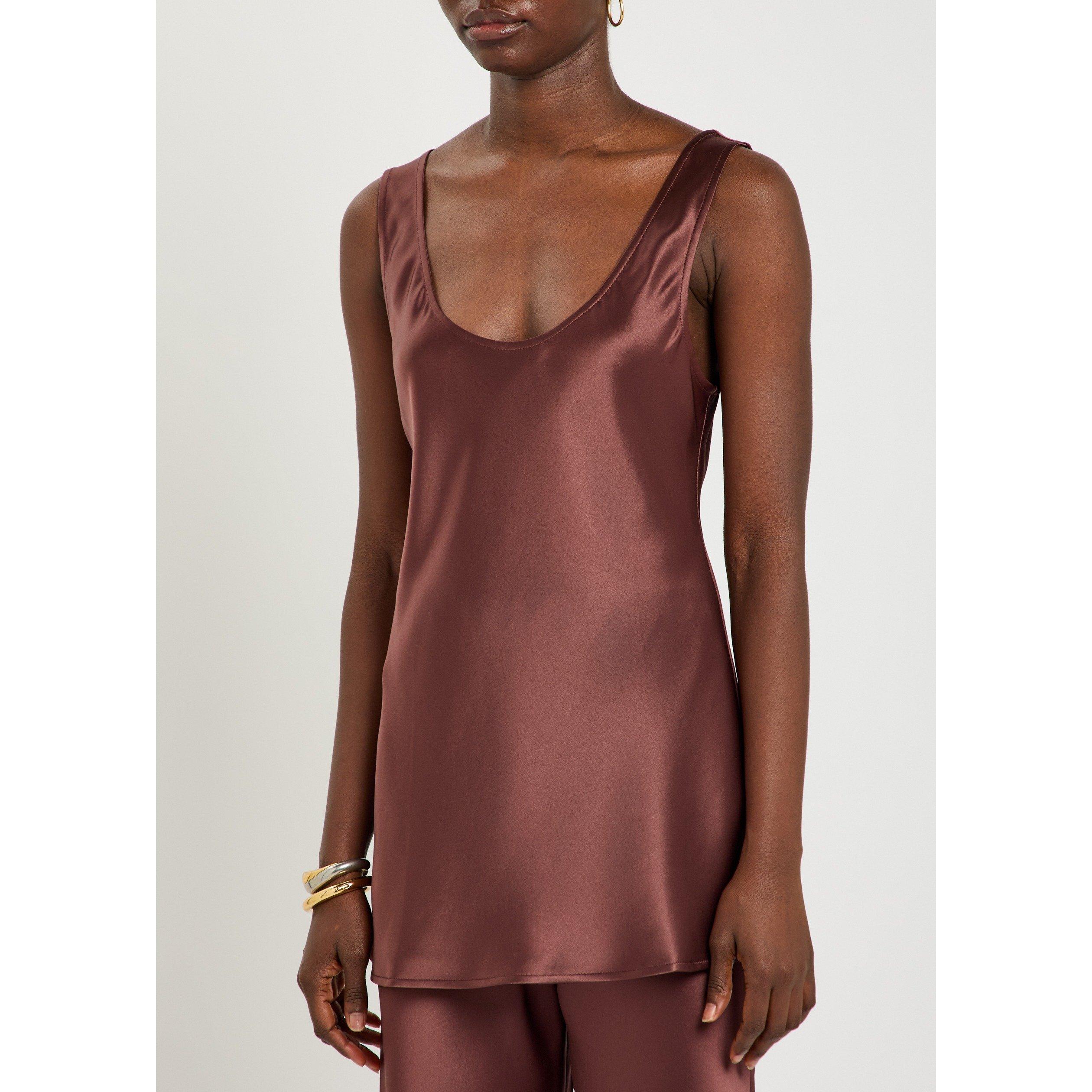 BROWN - Shona Joy - Women's Savanna Oversized-Fit Tank Top - 2