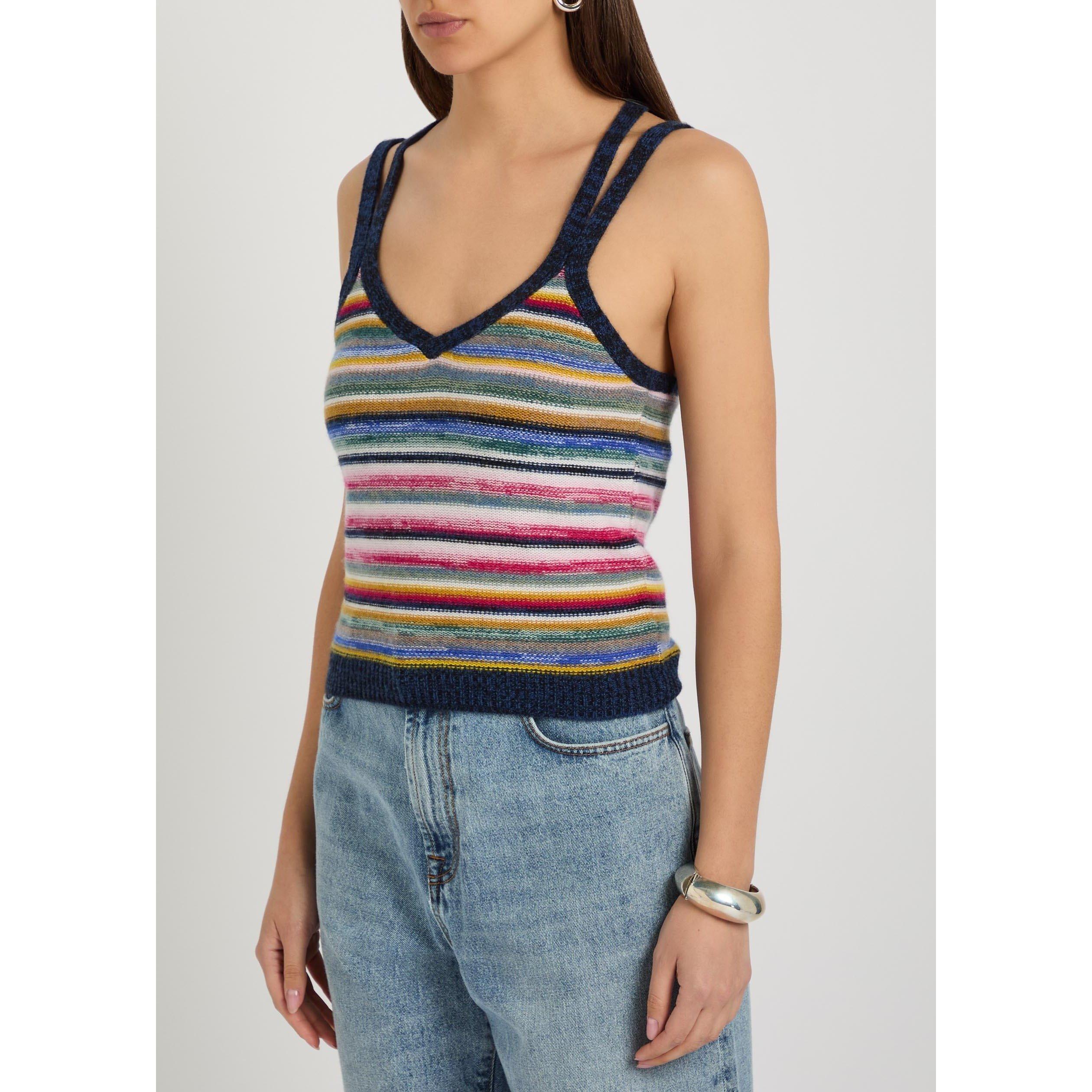 MULTICOLOURED - Suzie Kondi - KW TOULA KNITTED TANK TOP - 2