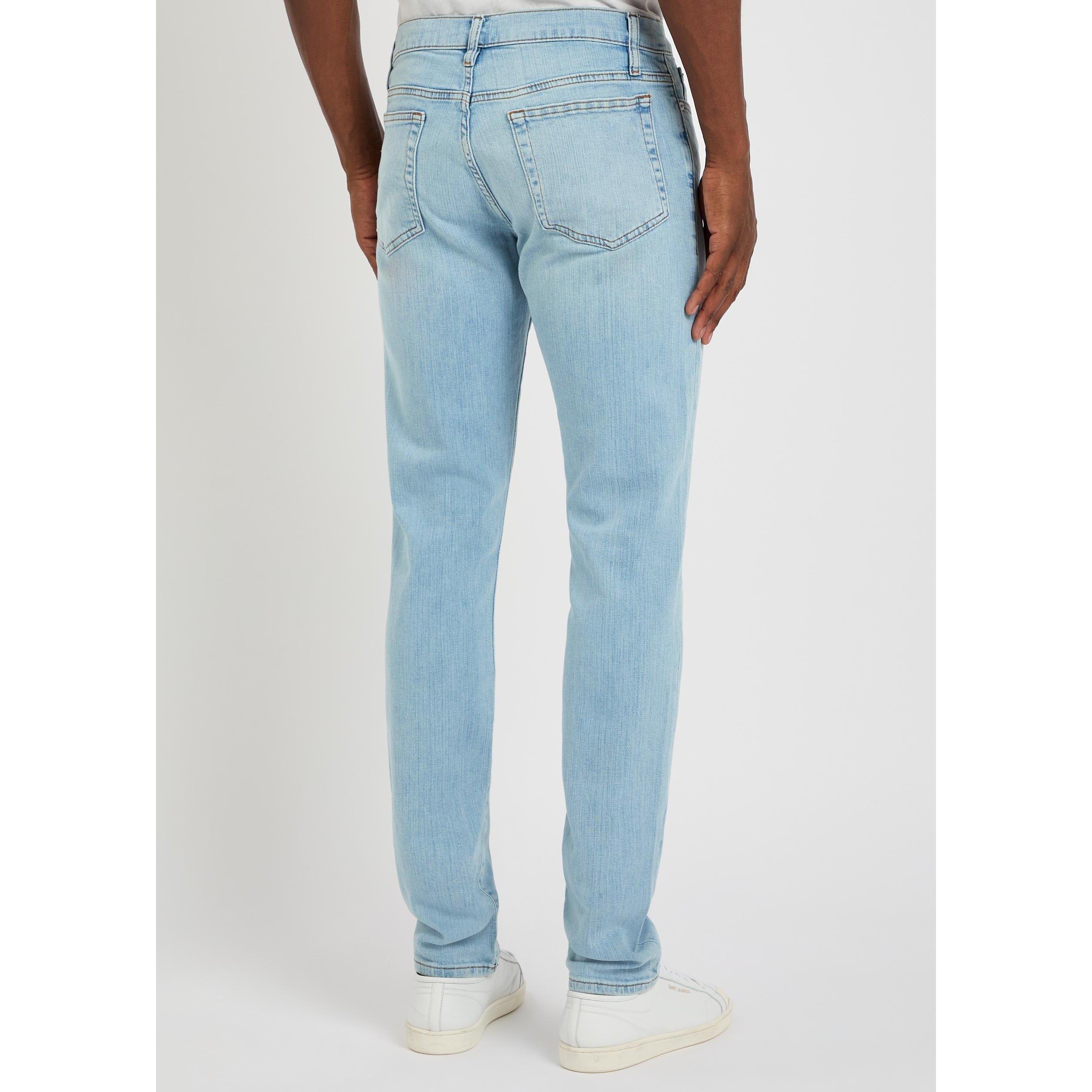 LIGHT BLUE - Frame - Men's L'Homme Oslo Cotton Slim-Fit Jeans - 3