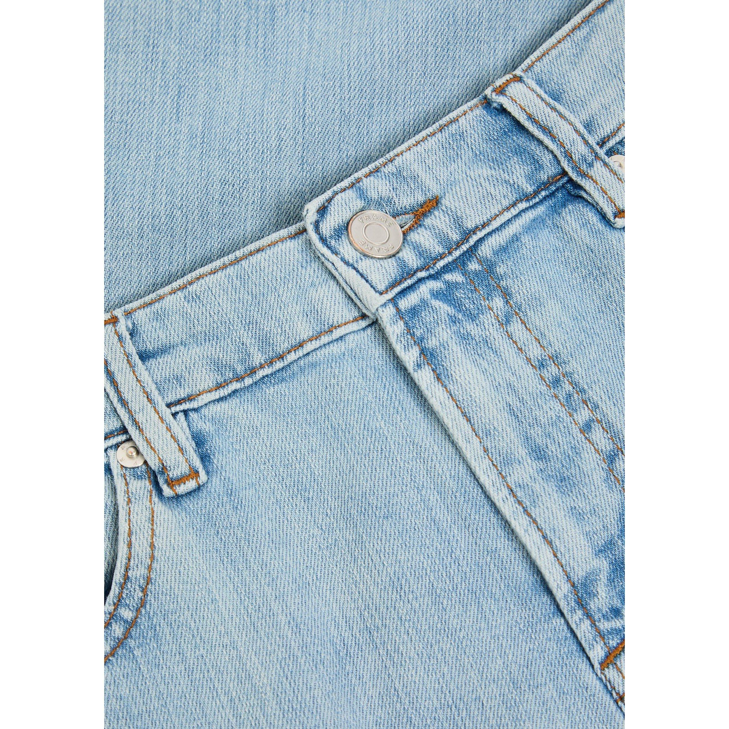 LIGHT BLUE - Frame - Men's L'Homme Oslo Cotton Slim-Fit Jeans - 4