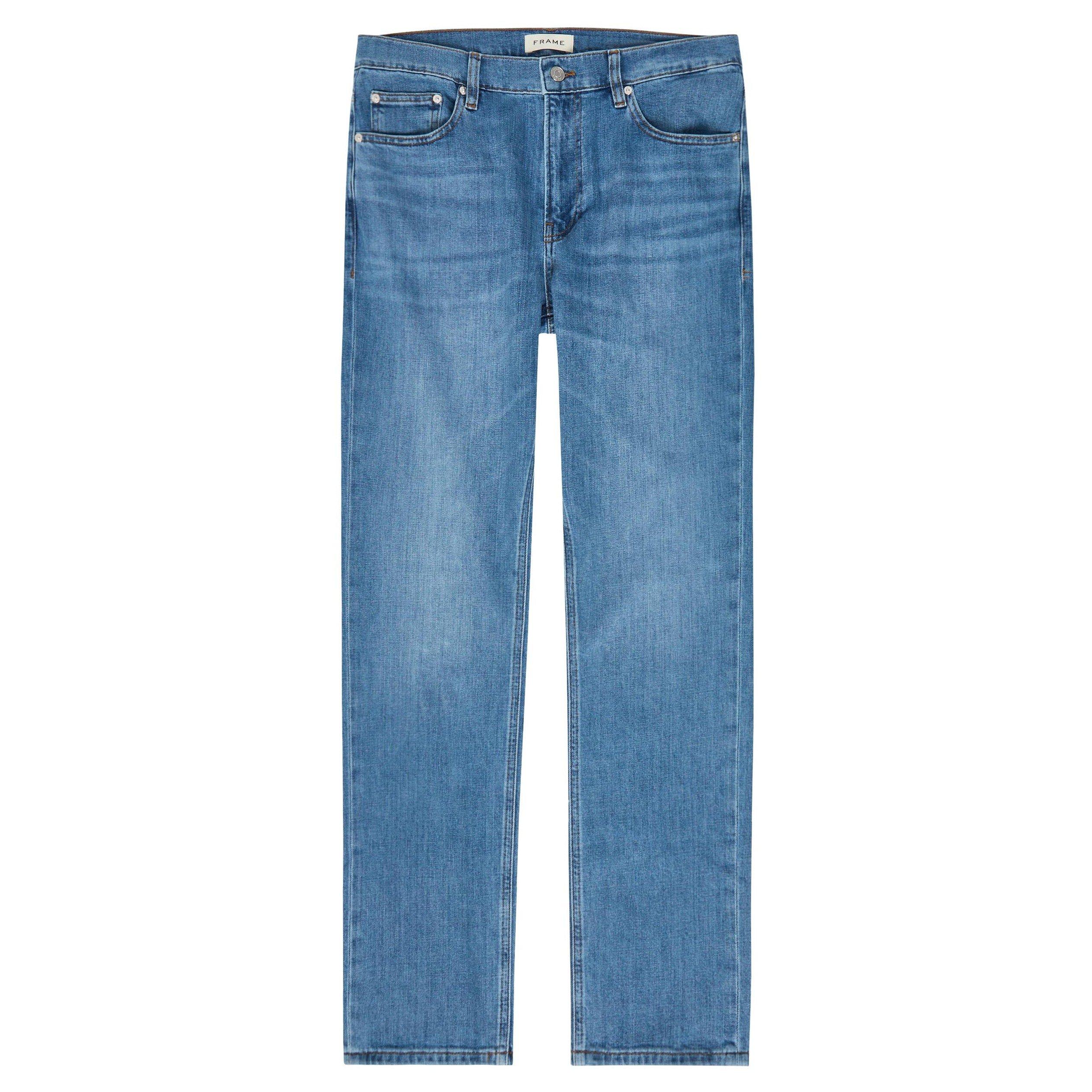 LIGHT BLUE - Frame - Men's Modern Straight Cotton Jeans - 1