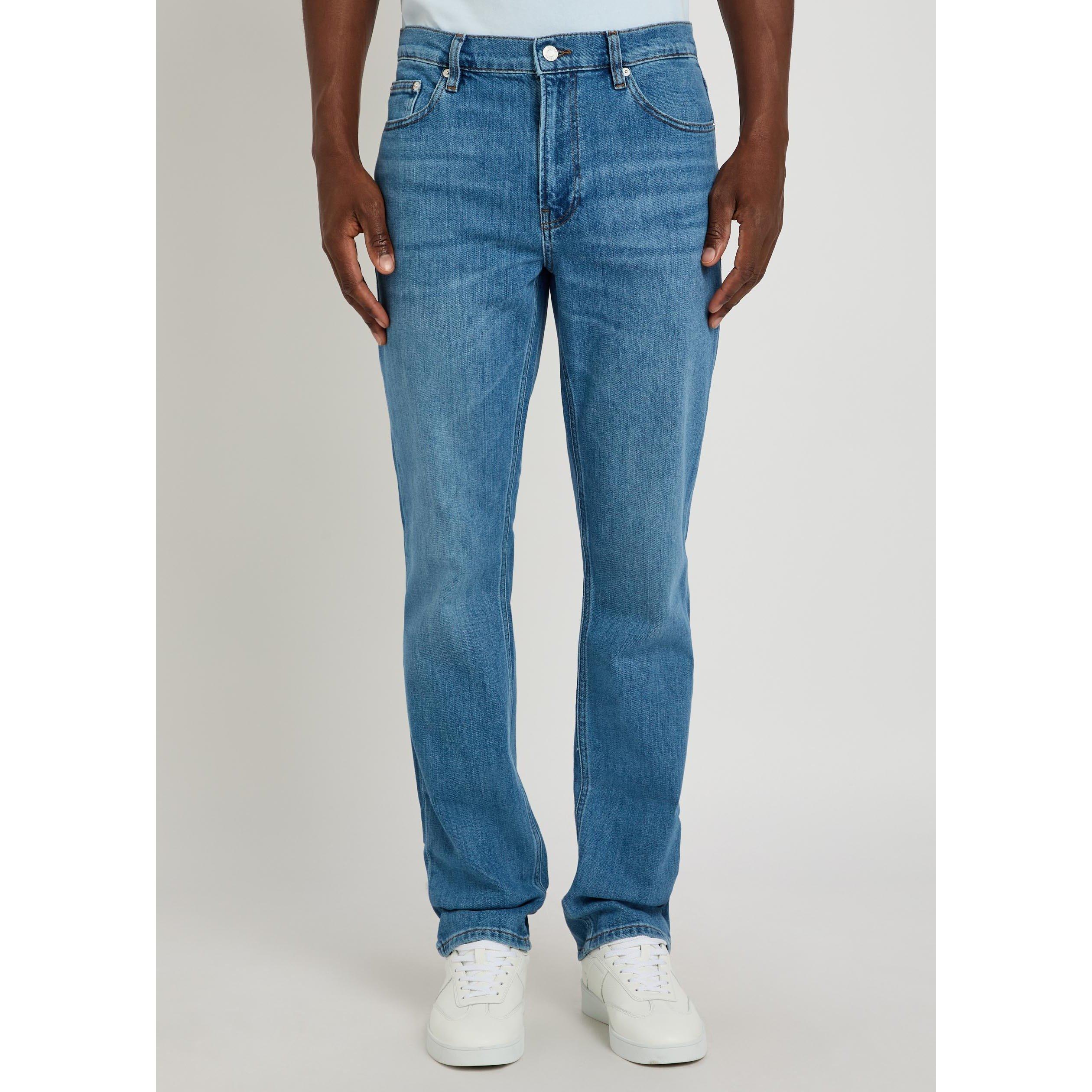 LIGHT BLUE - Frame - Men's Modern Straight Cotton Jeans - 2