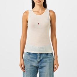 Saint Laurent Ribbed Tank Top