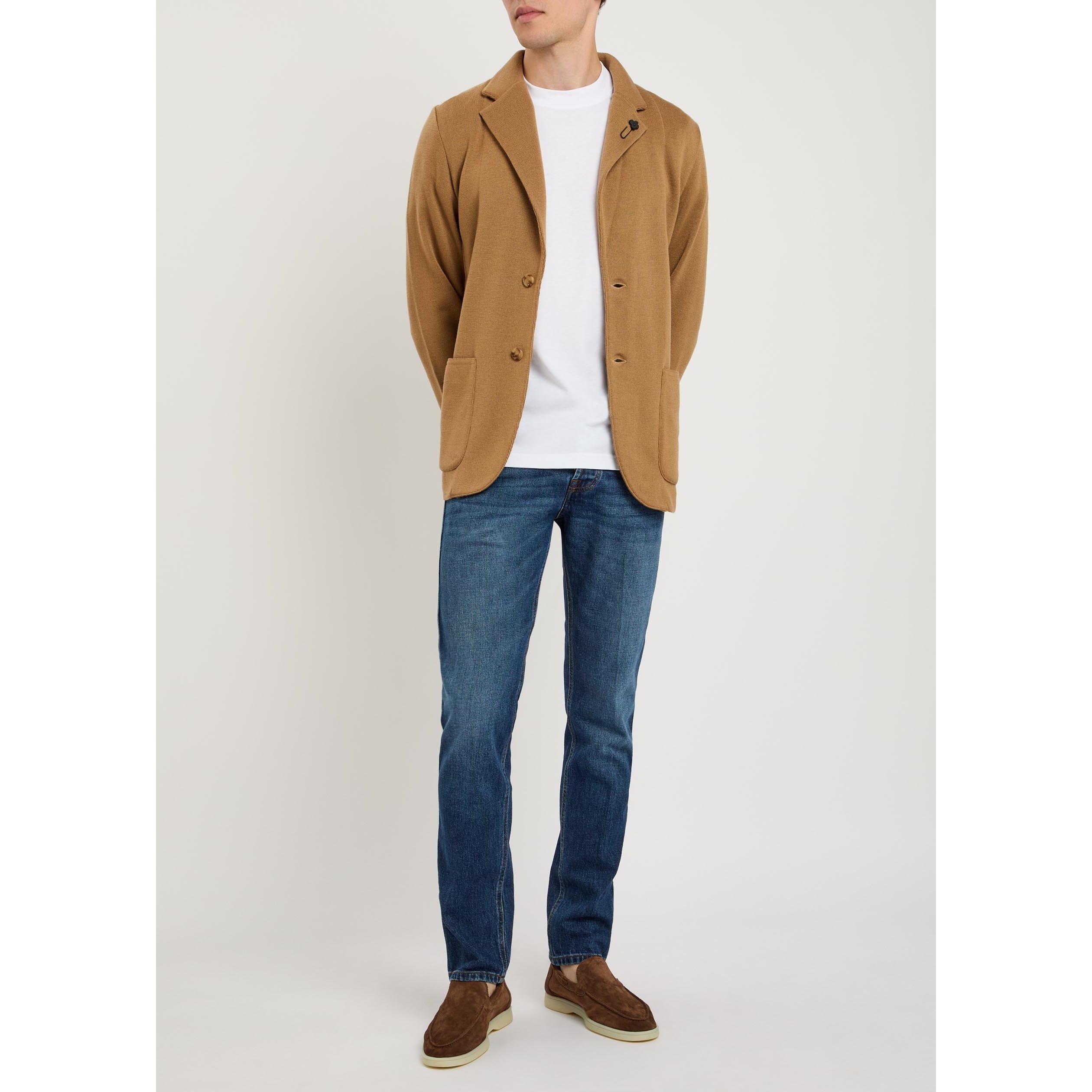 DENIM - Lardini - Men's Cotton Slim-Fit Jeans - 5