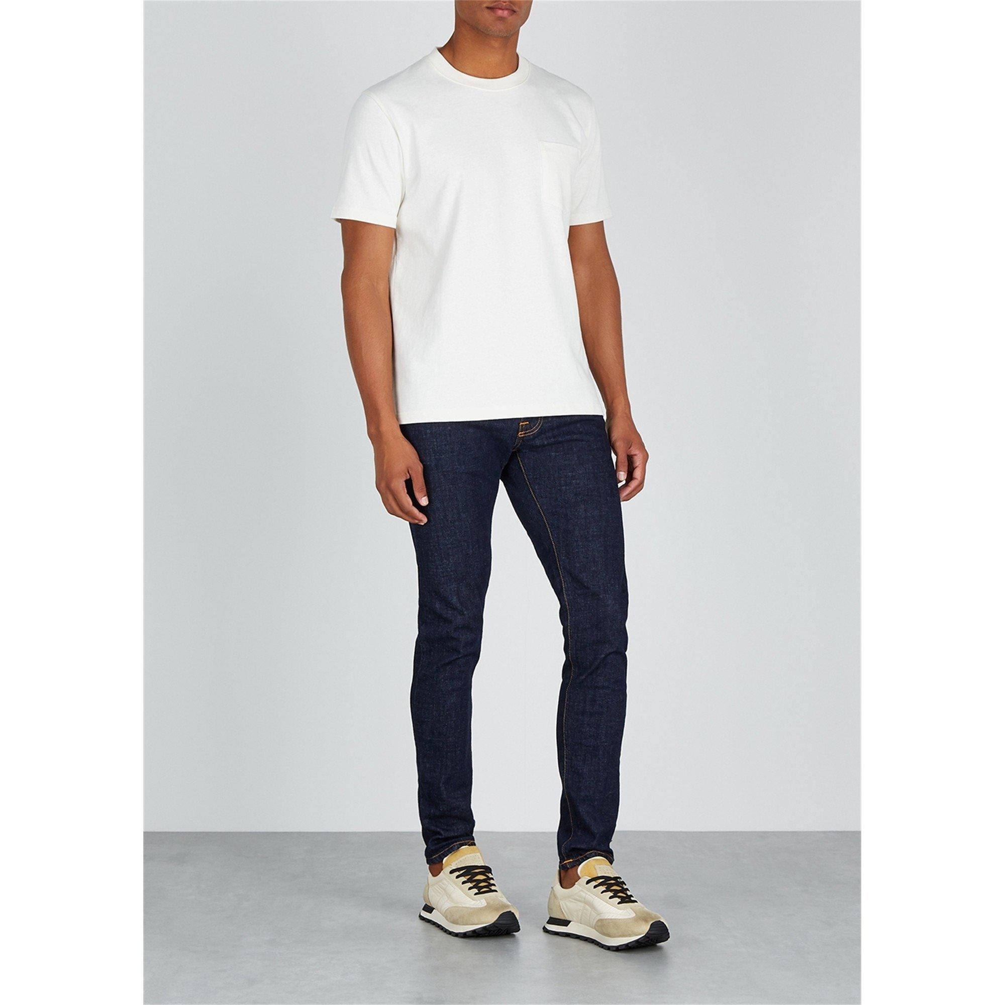 INDIGO - Nudie Jeans - Men's Tight Terry Cotton Skinny Jeans - 5