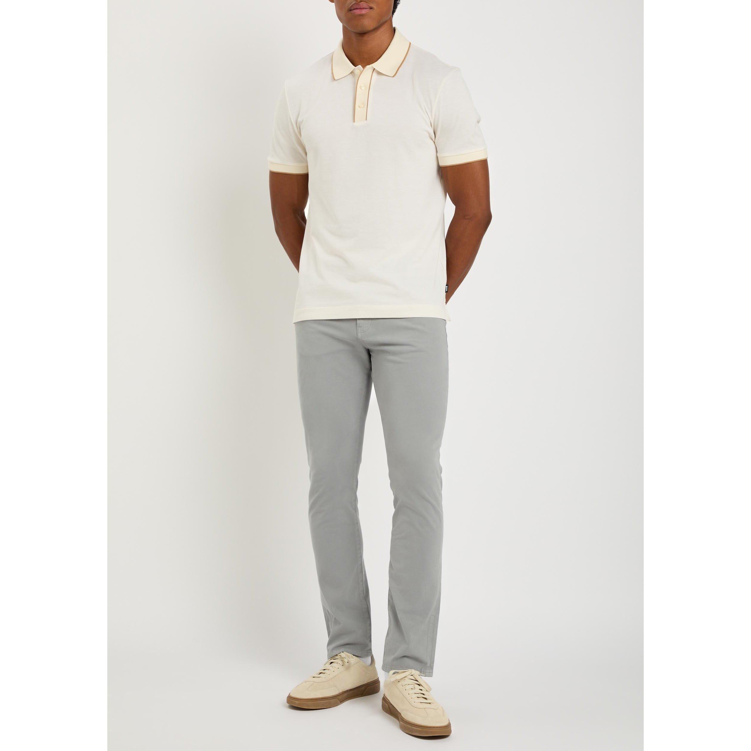 GREY - Boss - Men's Delaware Cotton Mid-Rise Slim Jeans - 5