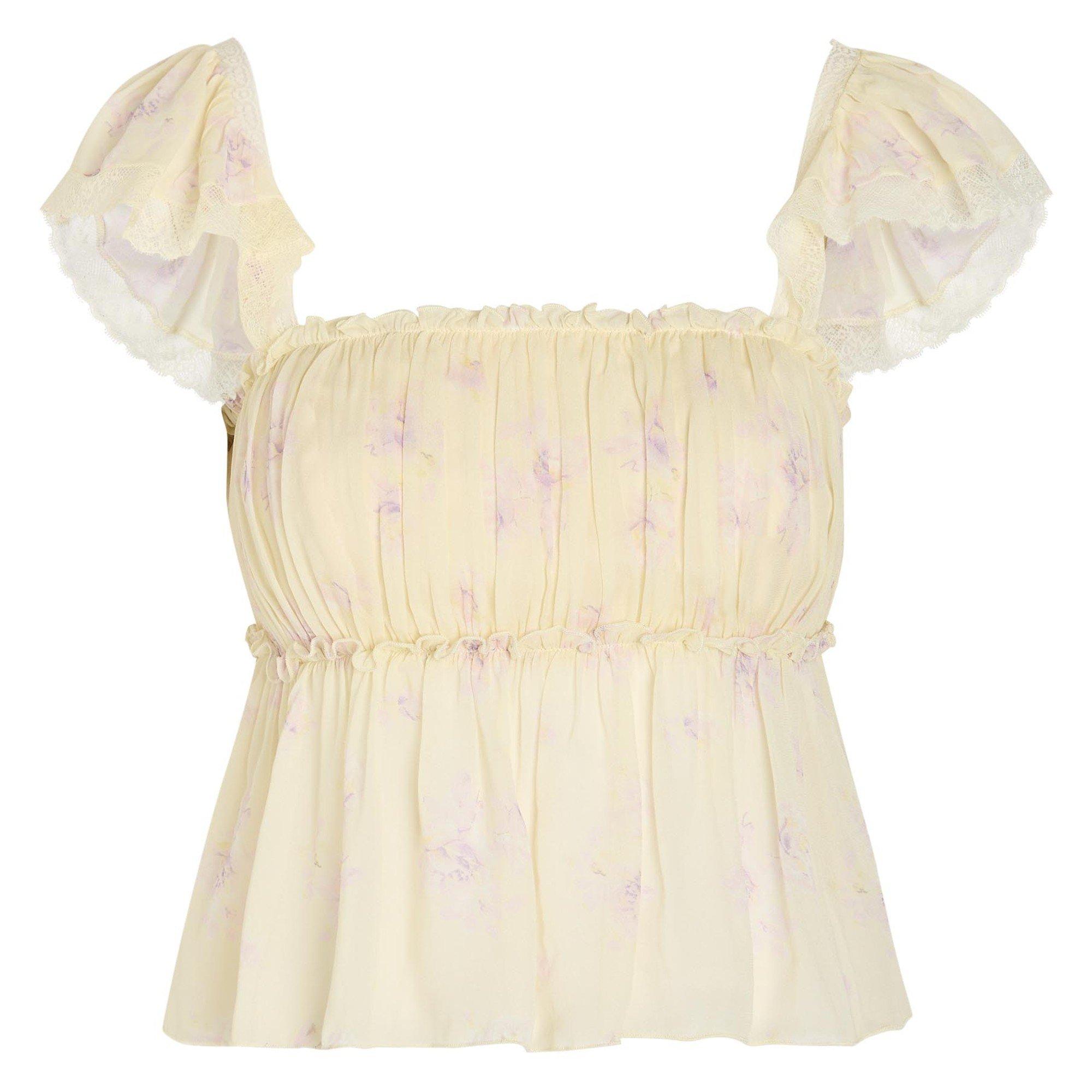 YELLOW - LoveshackFancy - T SIENA TOP - 1