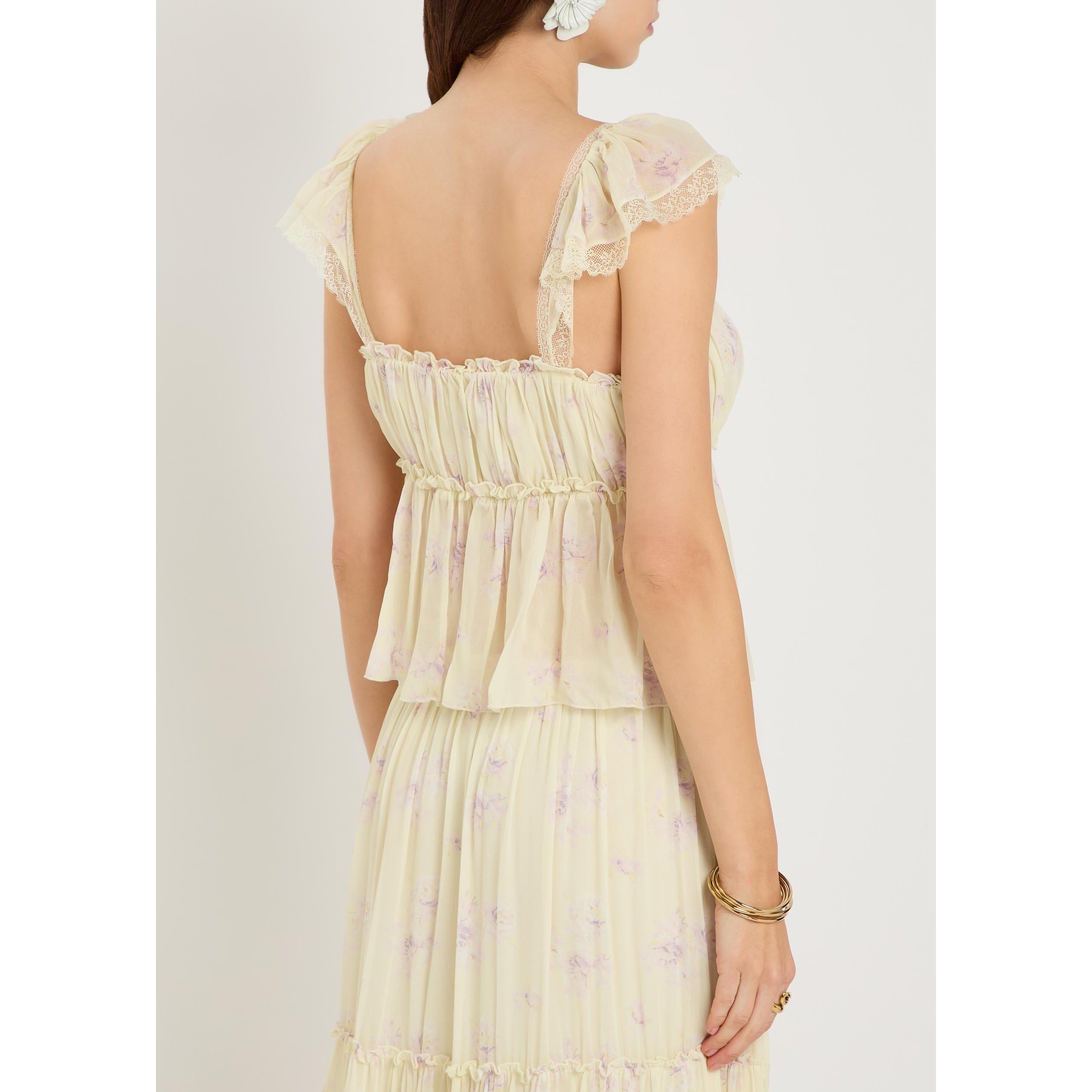 YELLOW - LoveshackFancy - T SIENA TOP - 3