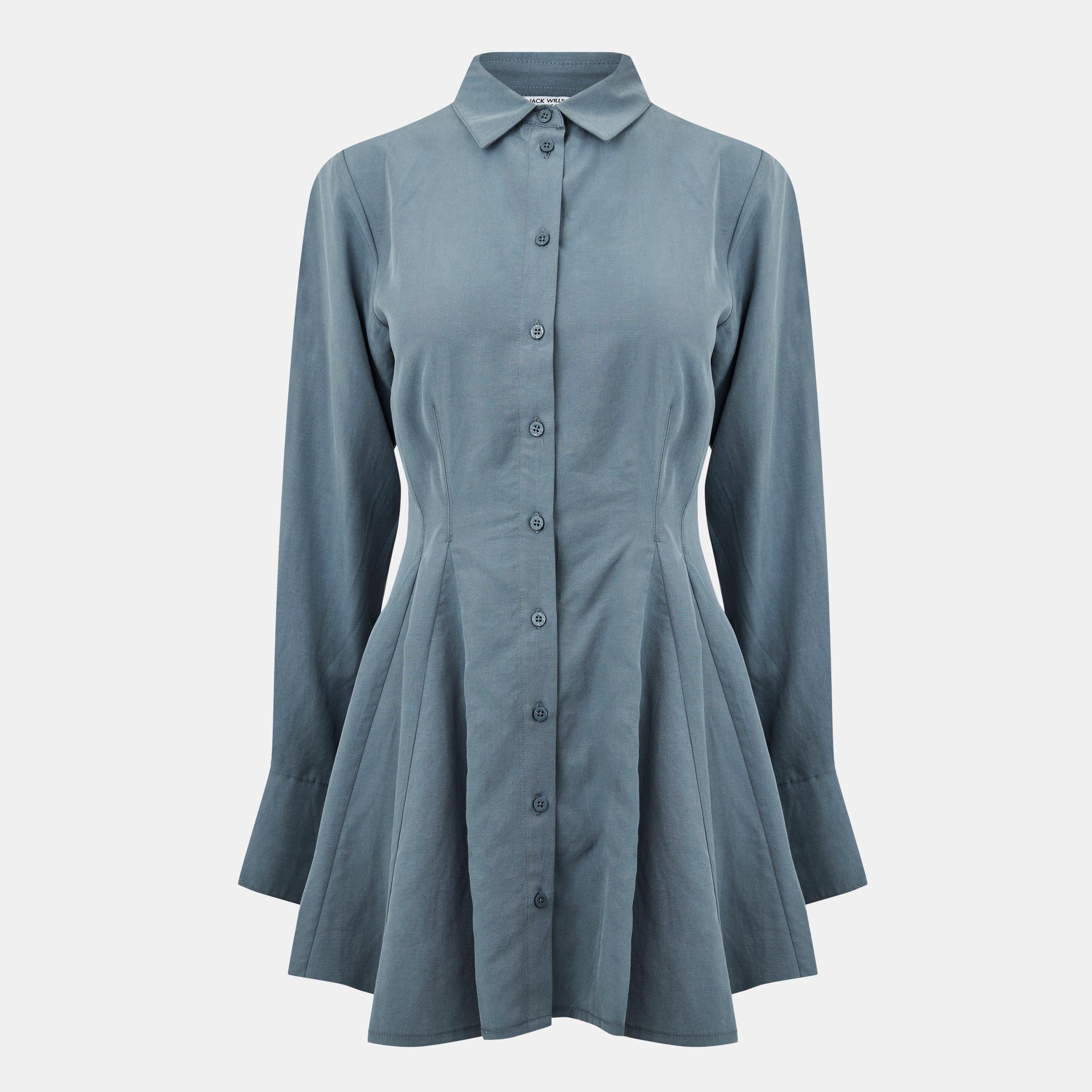 jack wills shirt dress Jack Wills Silk Sequin Shirt Dress, Large
