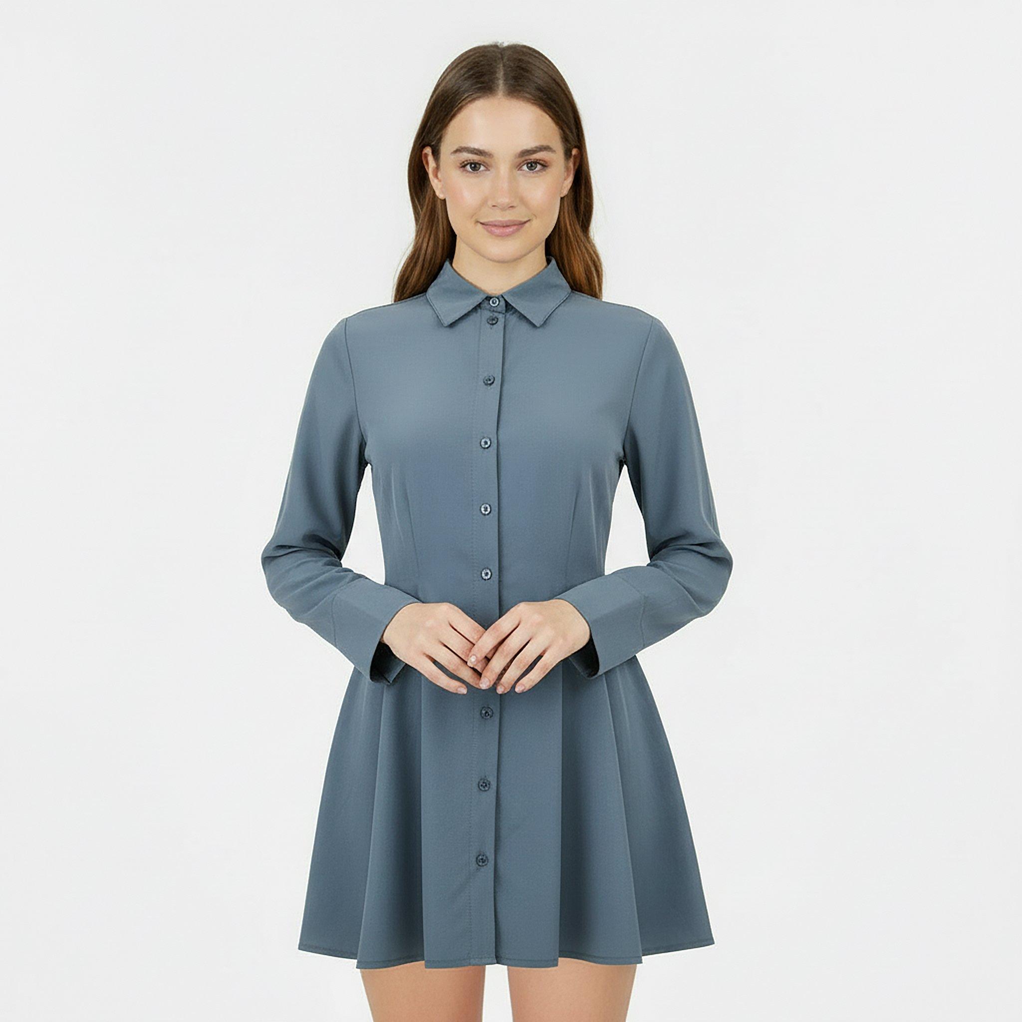Storm - Jack Wills - A-Line Shirt Mini Dress - 3