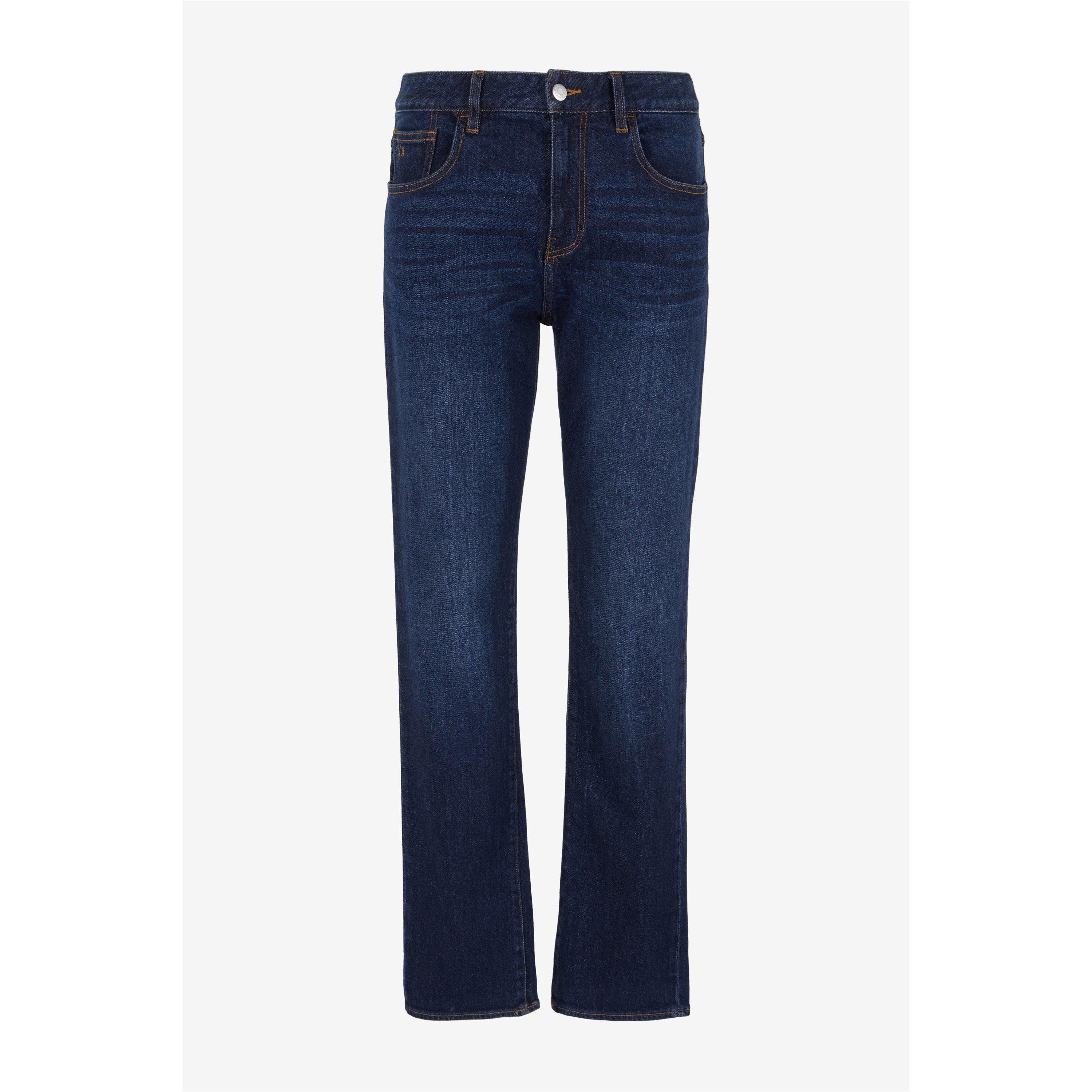 Armani Exchange Men's Dark Wash 1500 J13 Slim Jeans - 30W S