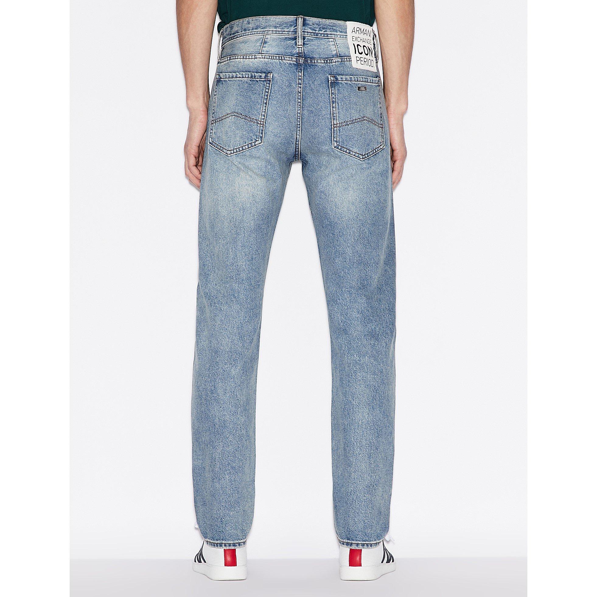 Lt Blue Wash - Armani Exchange - J13 Slim Jeans - 2