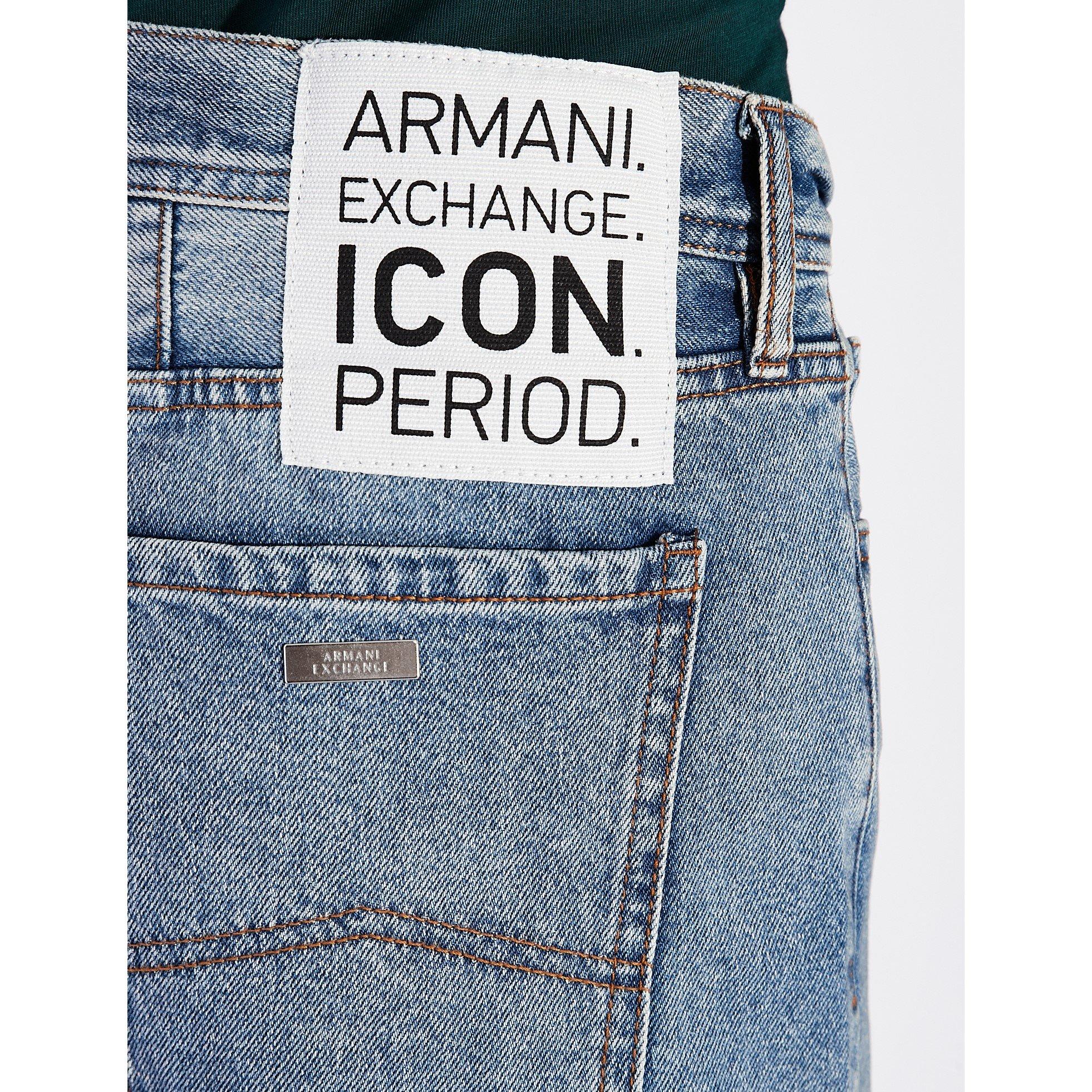 Lt Blue Wash - Armani Exchange - J13 Slim Jeans - 3