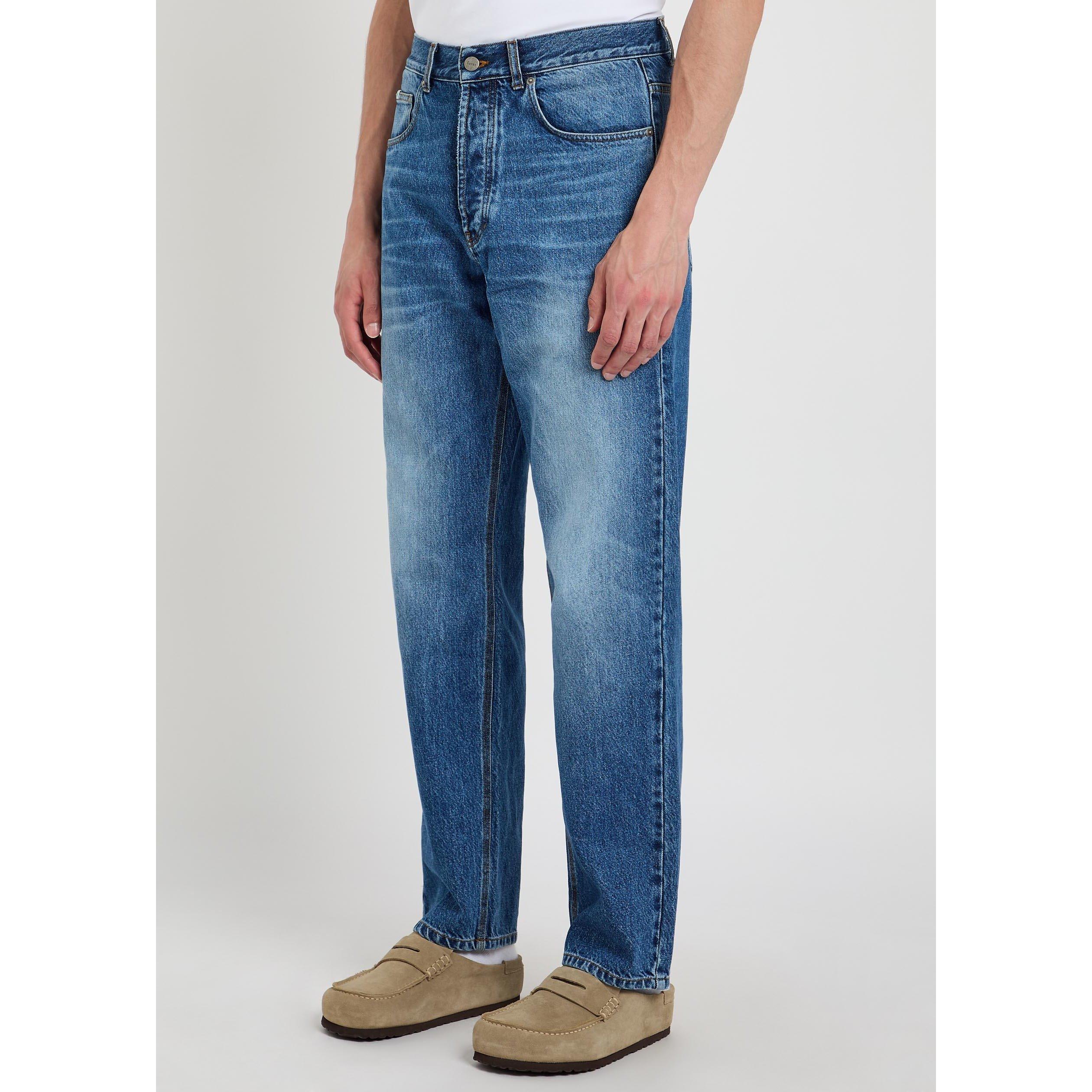 MID BLU - Foret - Men's Forêt Straight Leg Jeans - 2