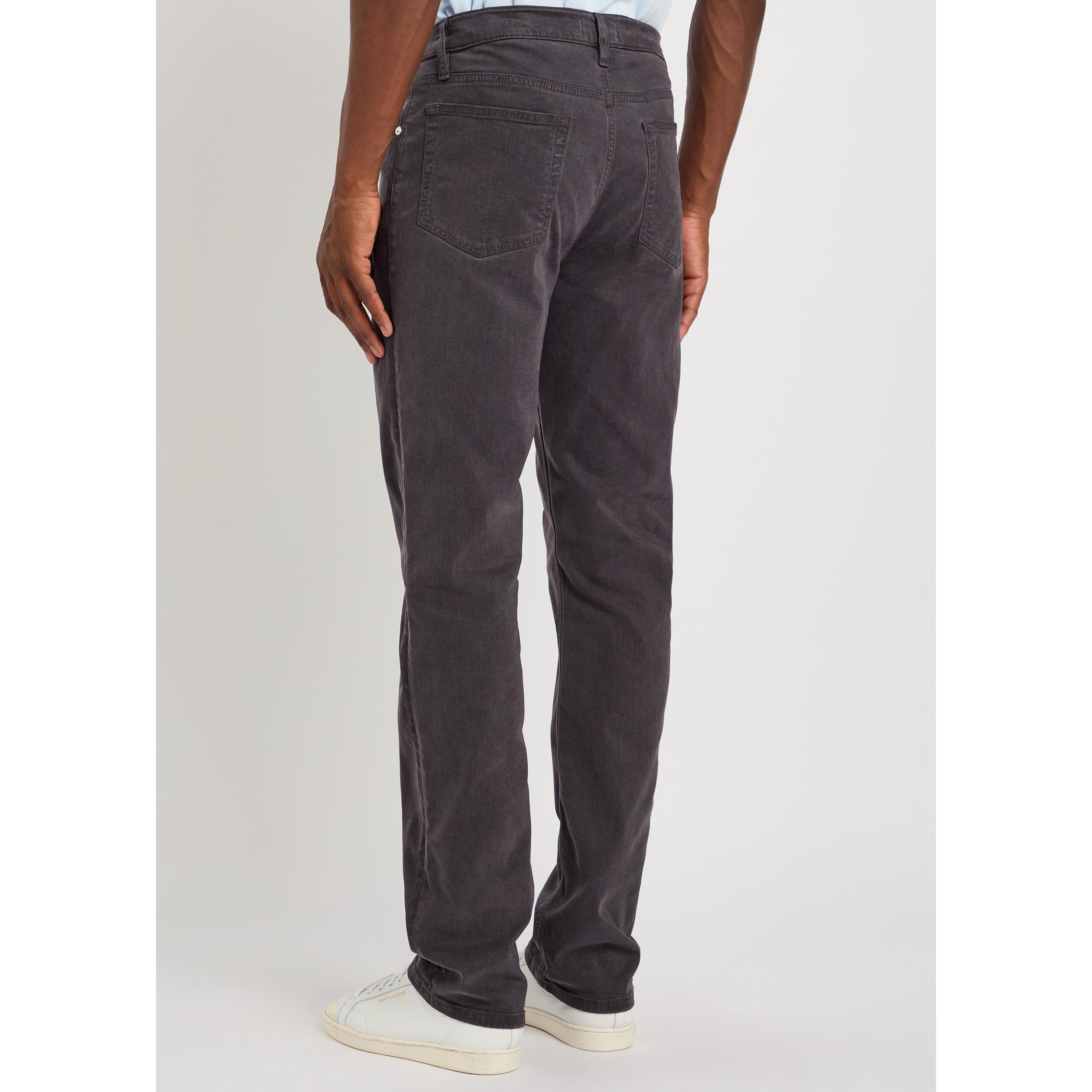 CHARCOAL - Frame - Men's Modern Mid-Rise Straight Leg Jeans - 3