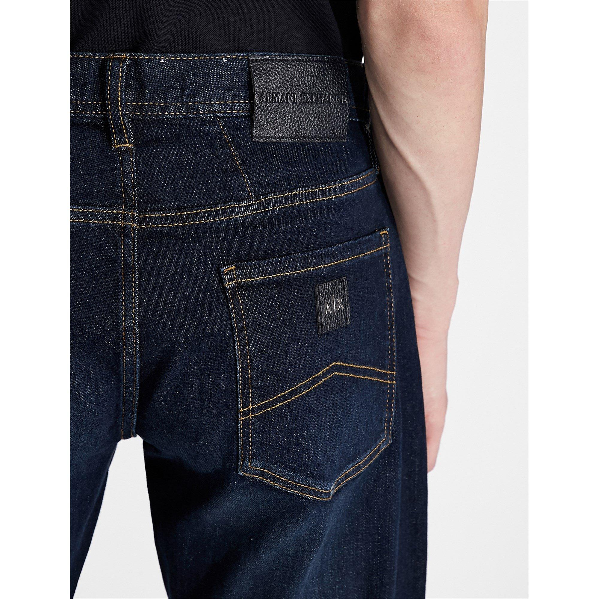 Dark Wash 1500 - Armani Exchange - J16 Regular Fit Jeans - 6