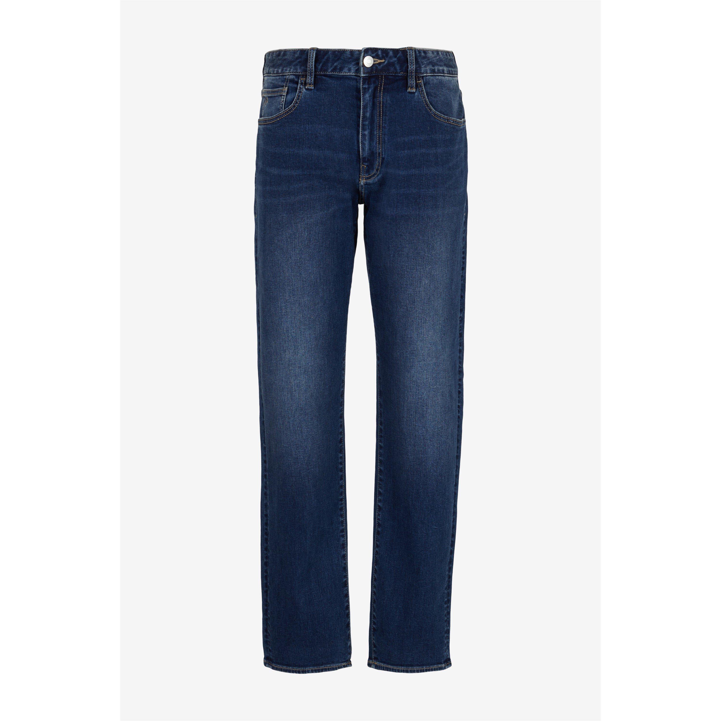 Armani Exchange Men's J16 Regular Fit Jeans - Mid Wash 1500 - 30W S