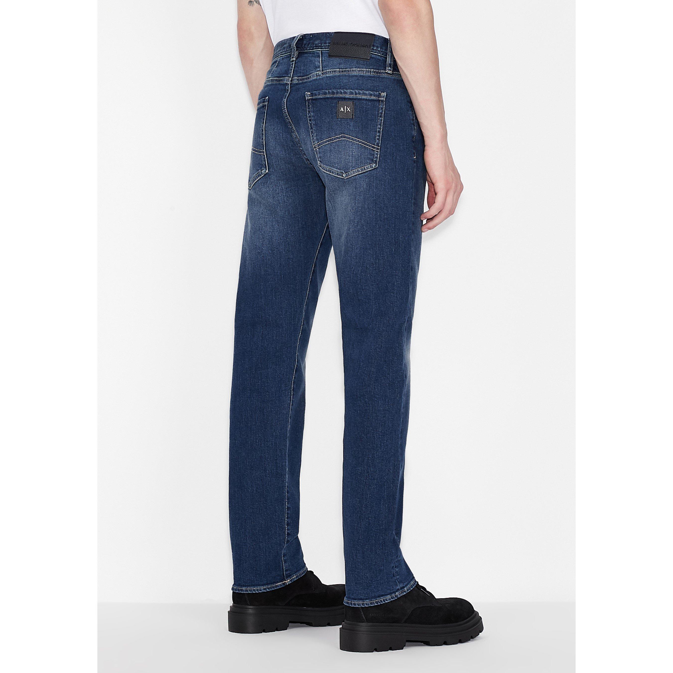 Mid Wash 1500 - Armani Exchange - J16 Regular Fit Jeans - 8