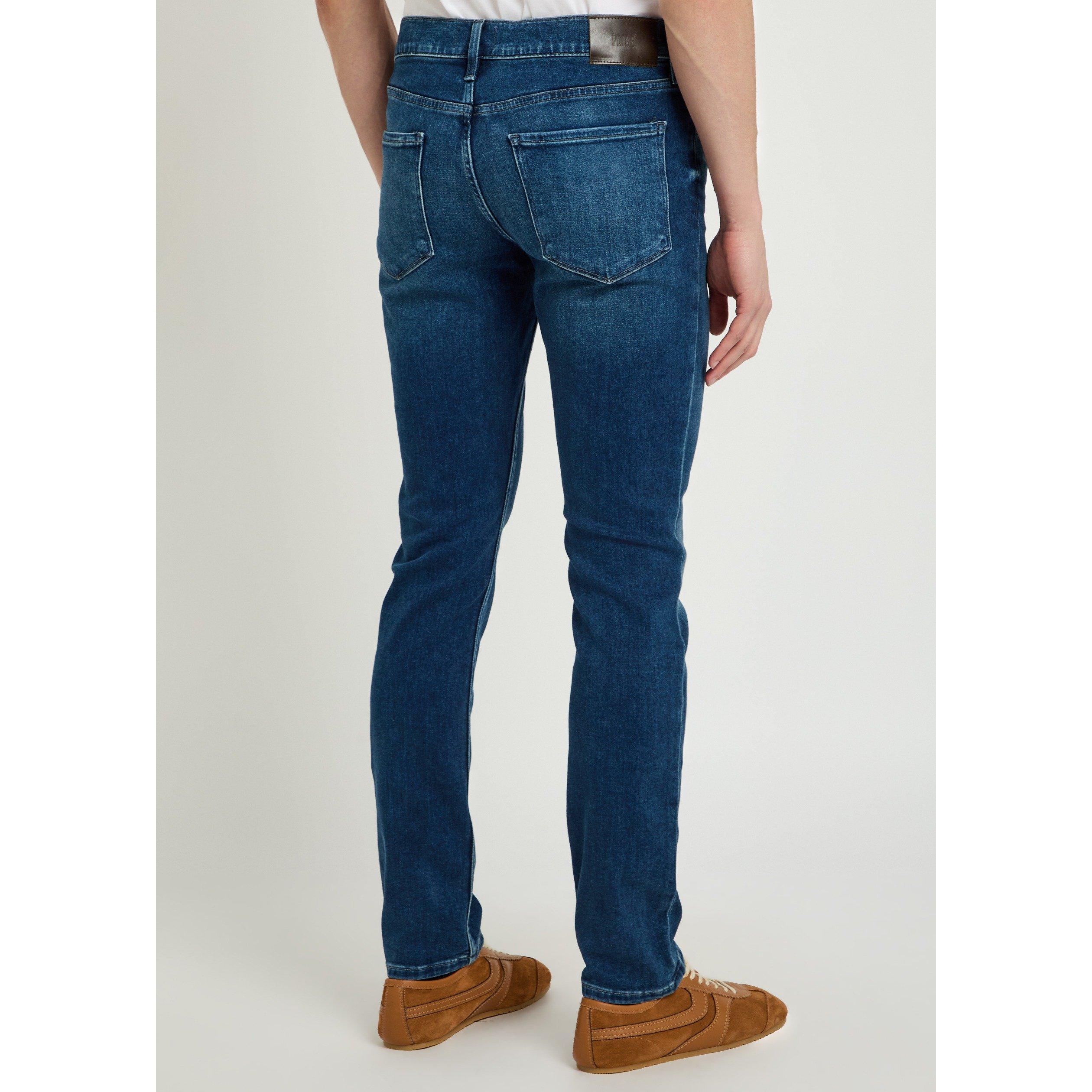 MID BLU - Paige - Men's Lennox Slim Jeans - 3