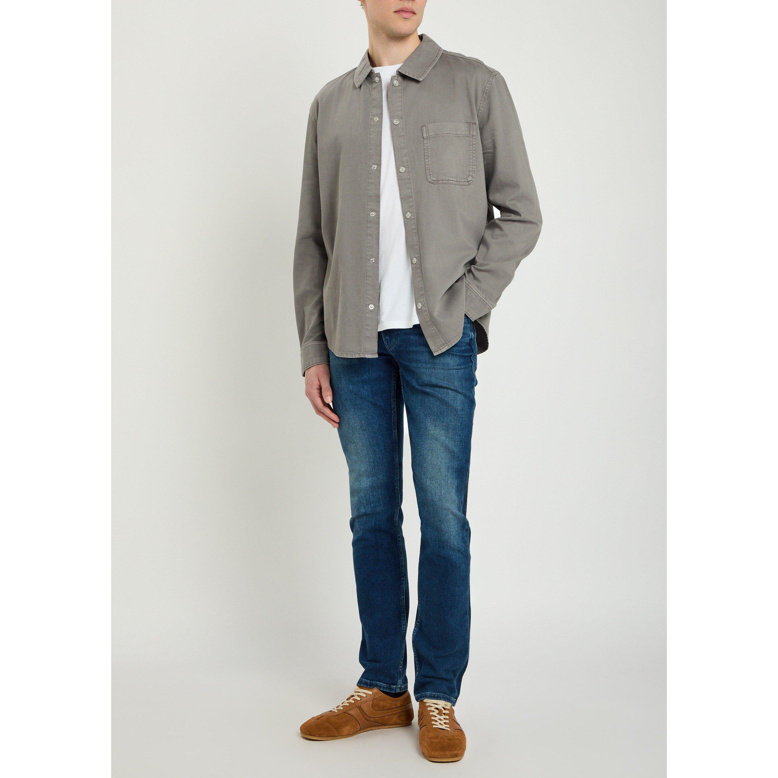 MID BLU - Paige - Men's Lennox Slim Jeans - 5
