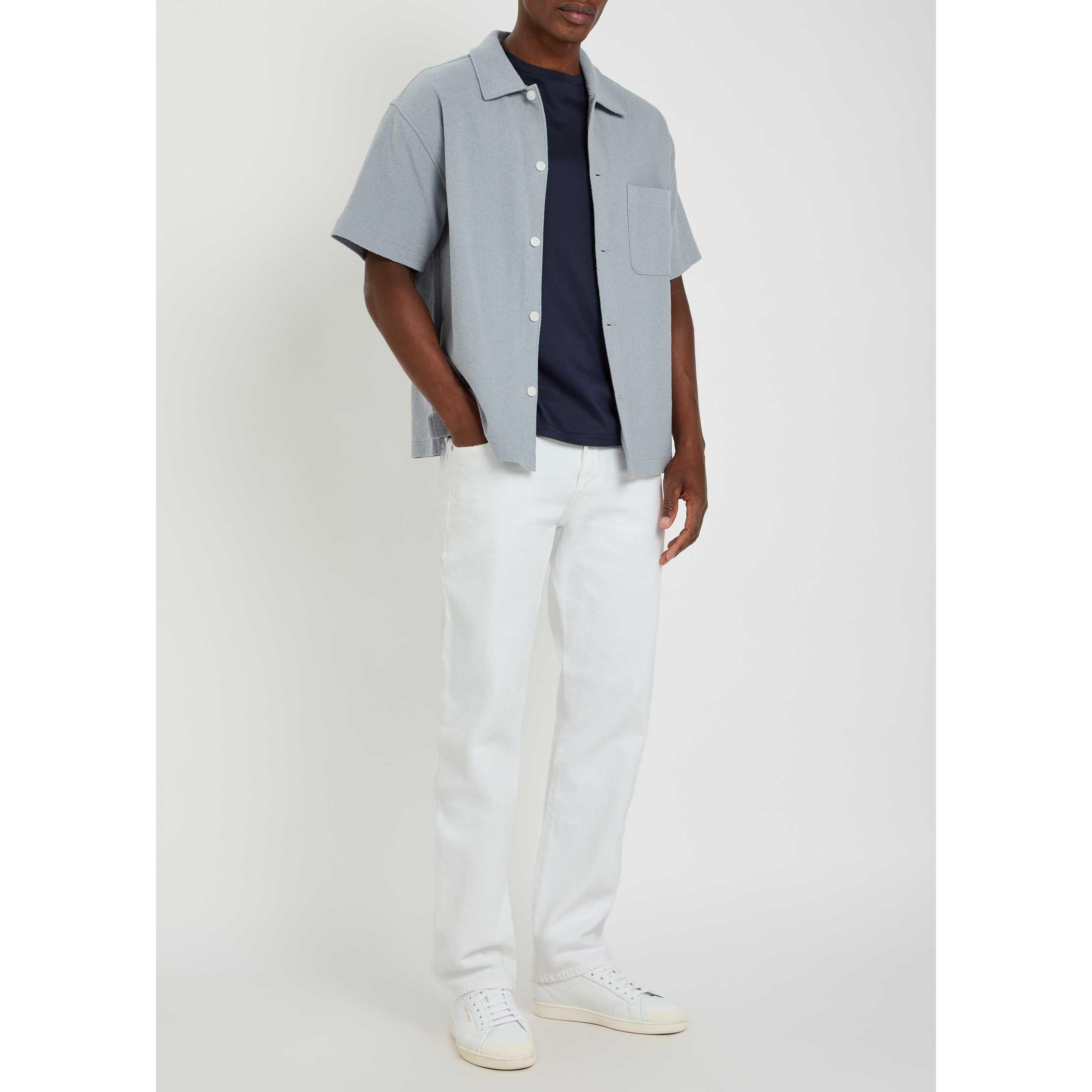 WHITE - Citizens Of Humanity - Men's Elijah Cotton Straight Leg Jeans - 5