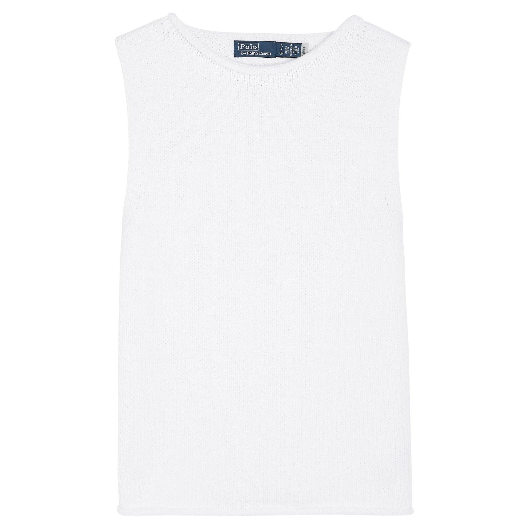 WHITE - Polo Ralph Lauren - SWS SWEATER TANK TOP
