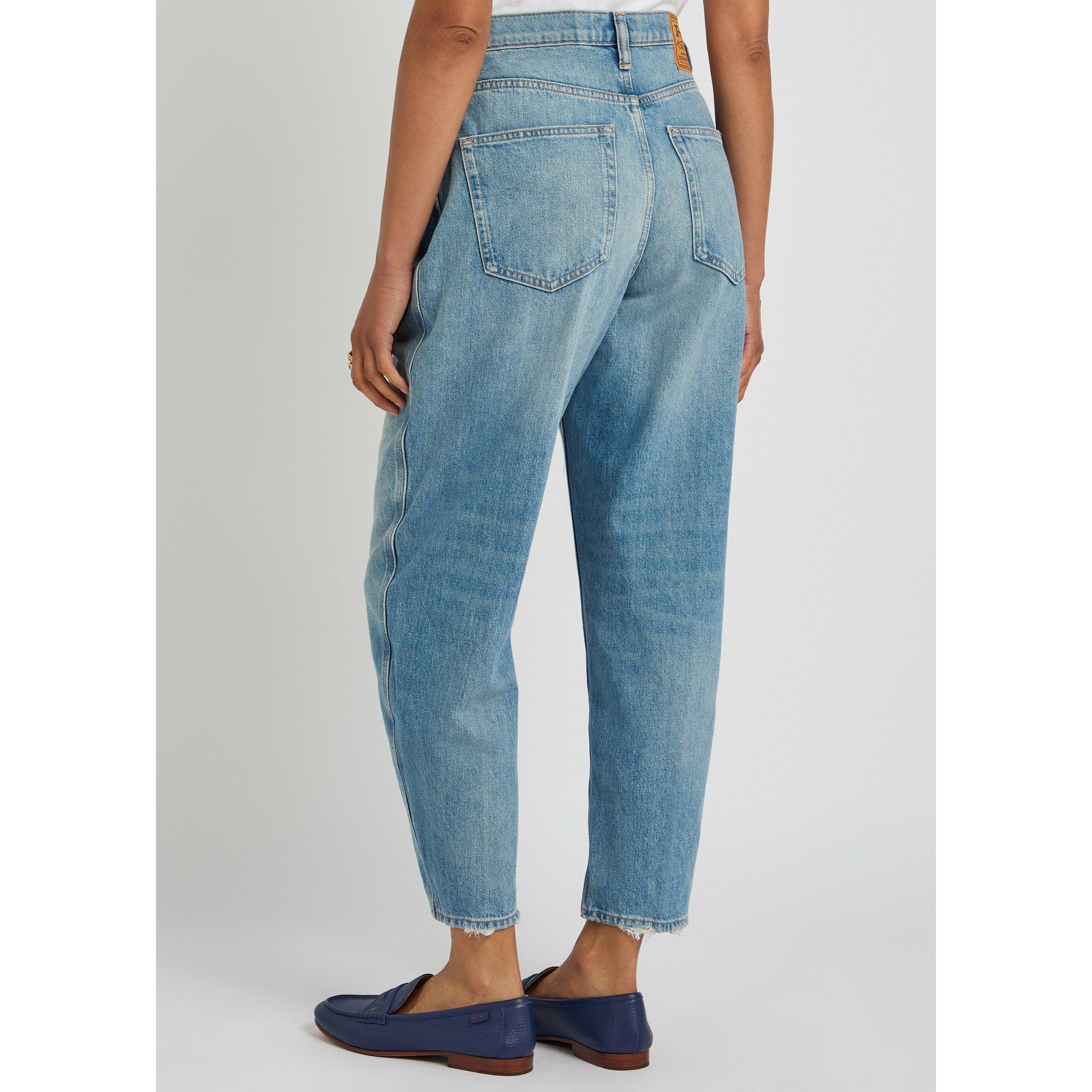 BLUE - Polo Ralph Lauren - J CRVD TPR ANKL STRAIGHT JEANS - 3