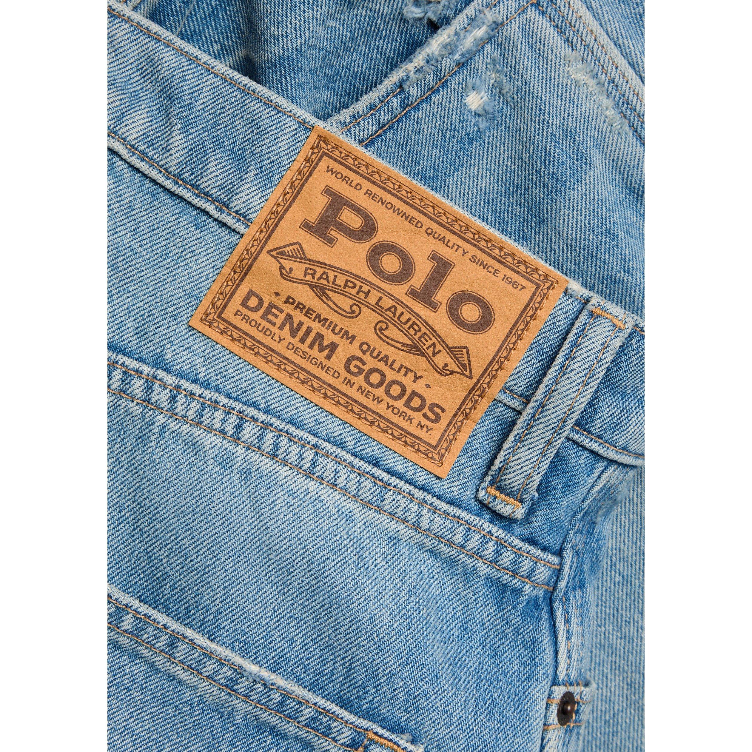 BLUE - Polo Ralph Lauren - J CRVD TPR ANKL STRAIGHT JEANS - 4