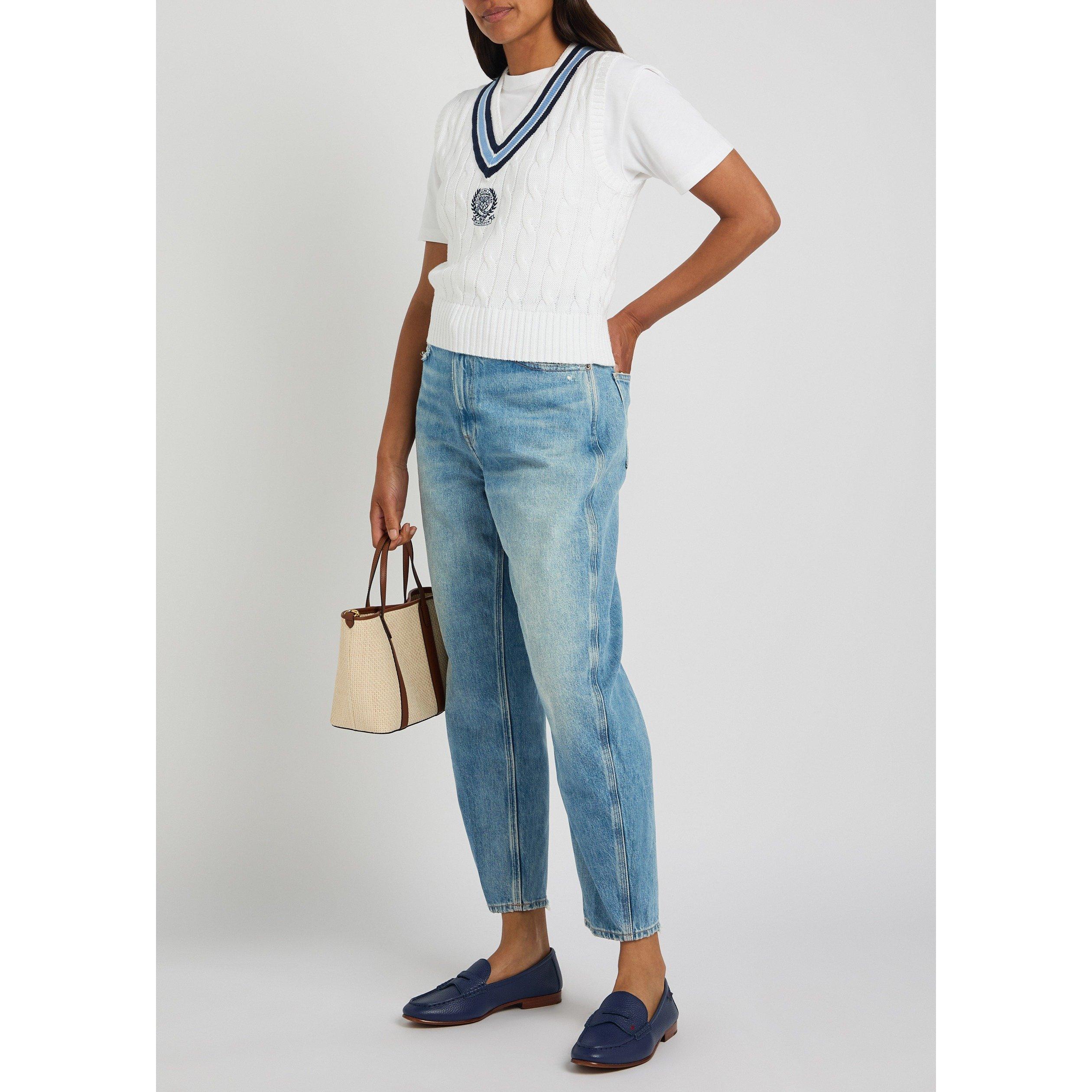 BLUE - Polo Ralph Lauren - J CRVD TPR ANKL STRAIGHT JEANS - 5