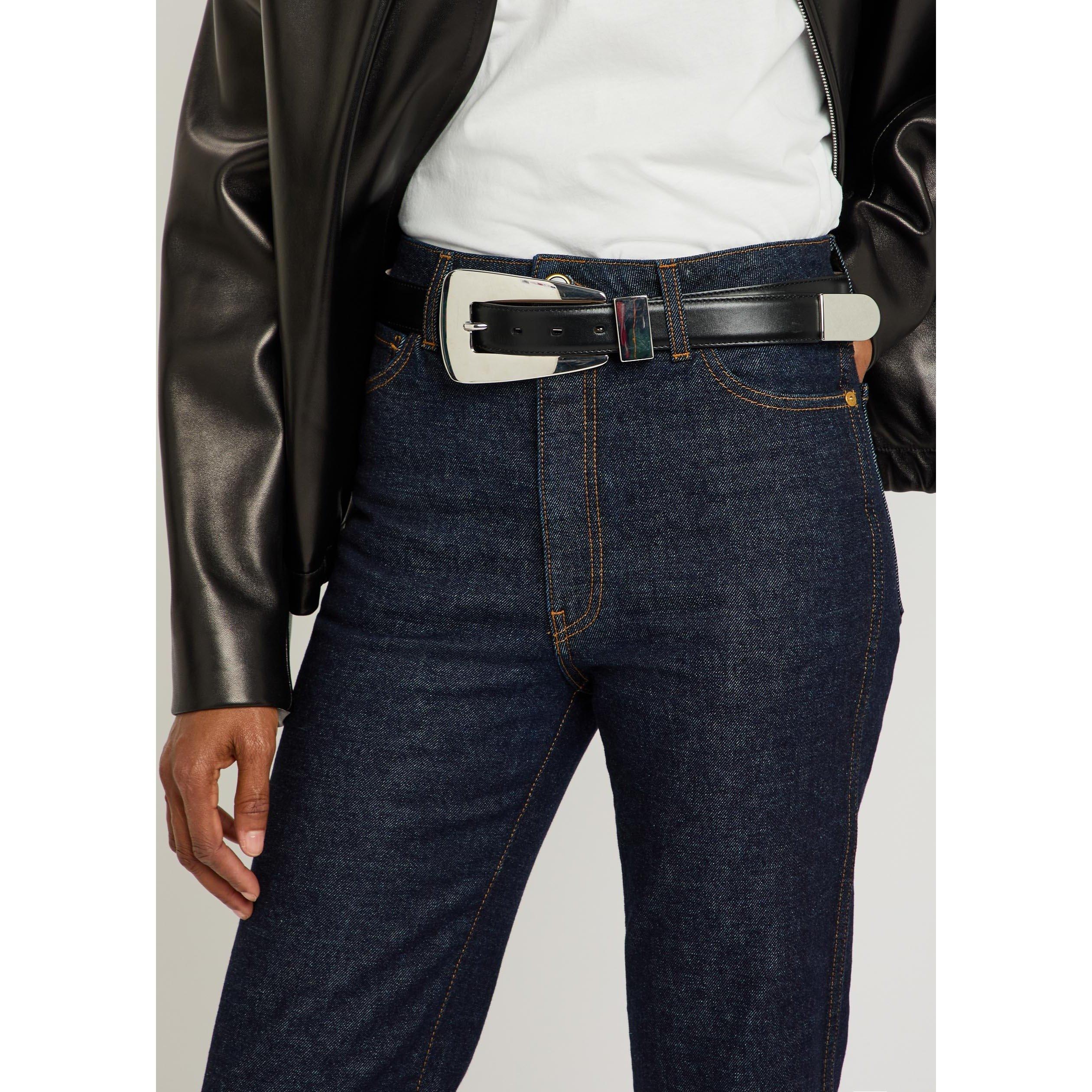 INDIGO - Khaite - Women's Danielle Cotton Straight-Leg Jeans - 4