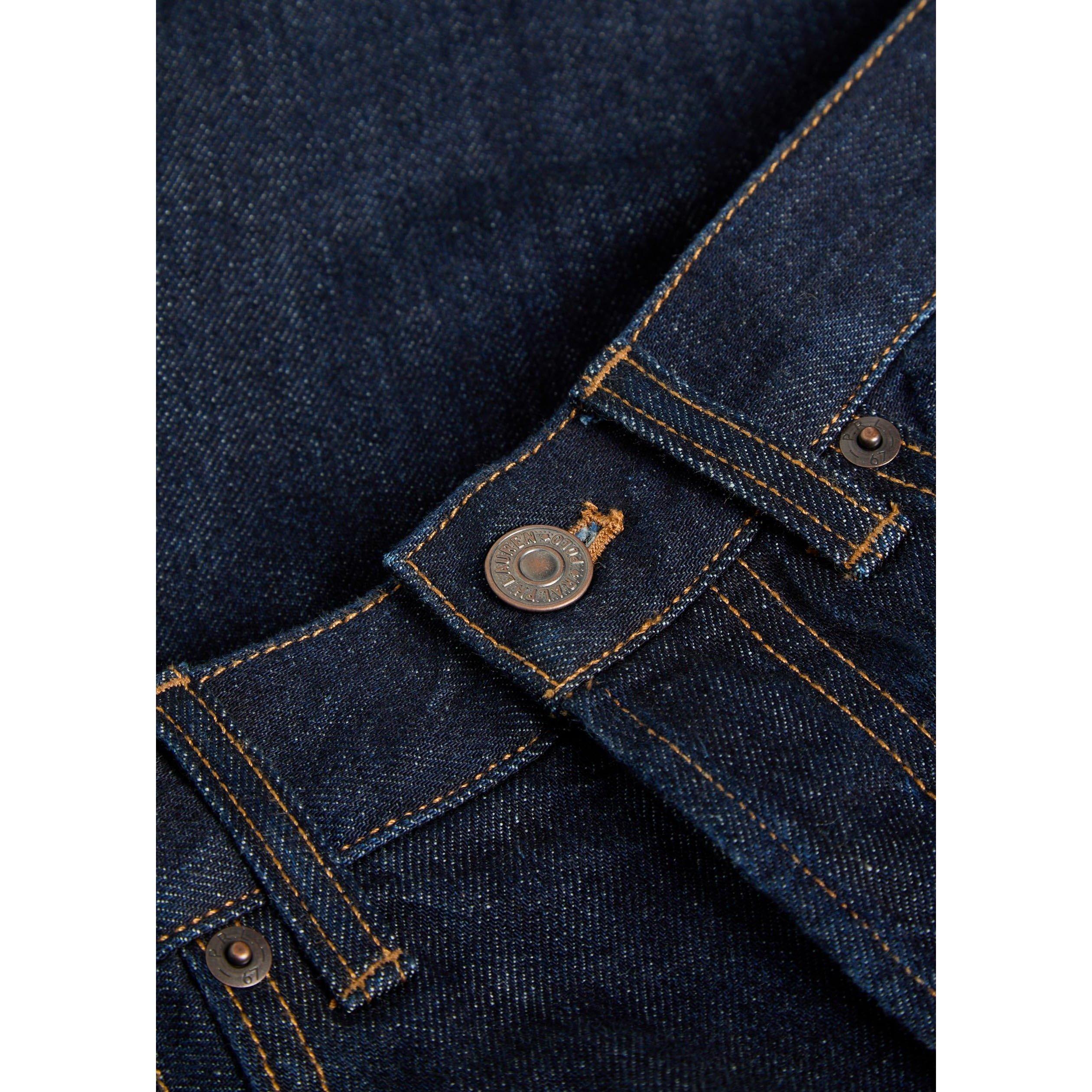 BLACK - Polo Ralph Lauren - Women's Cotton High-Waisted Straight Jeans - 4