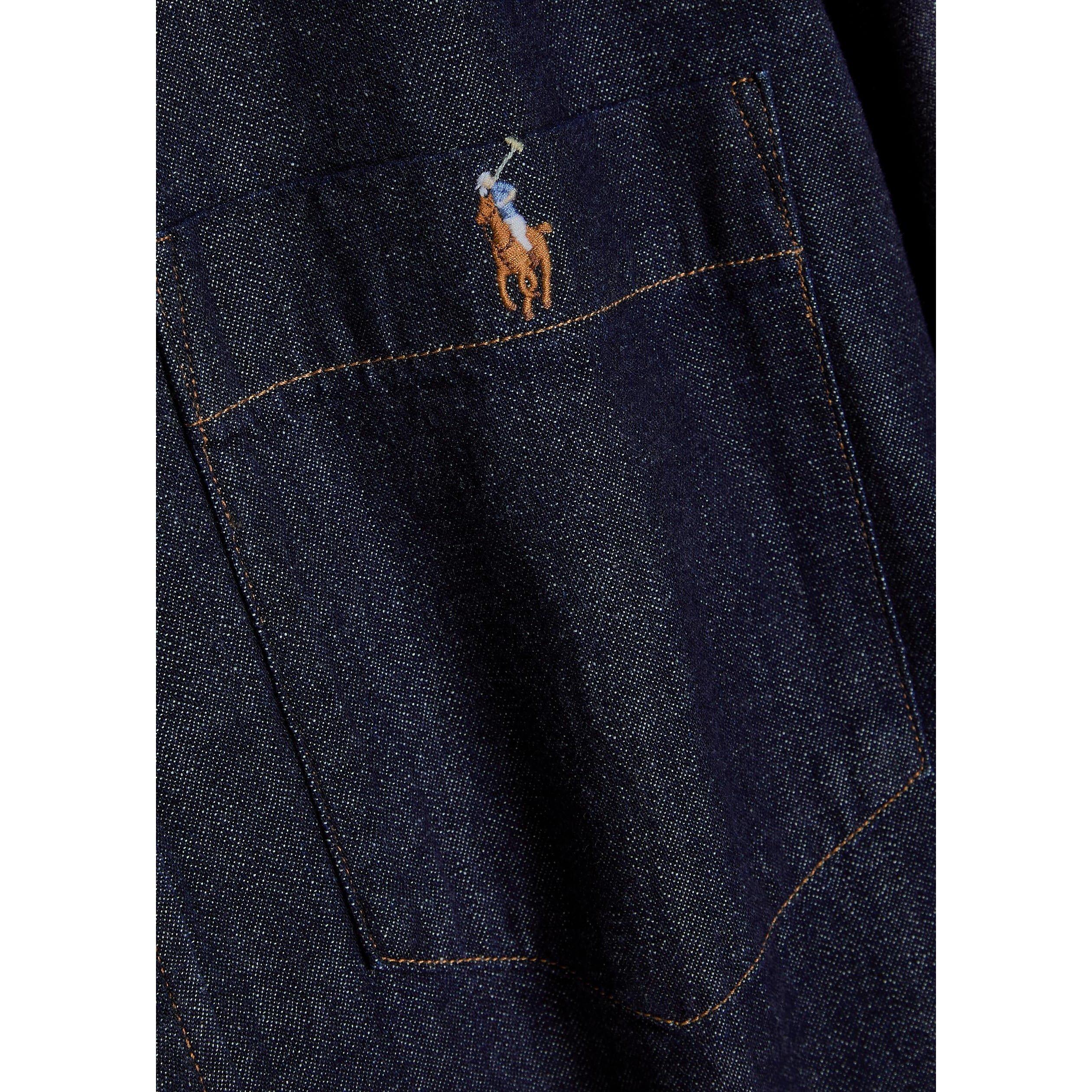 NAVY - Polo Ralph Lauren - Women's Long-Sleeve Regular Fit Denim Shirt - 4