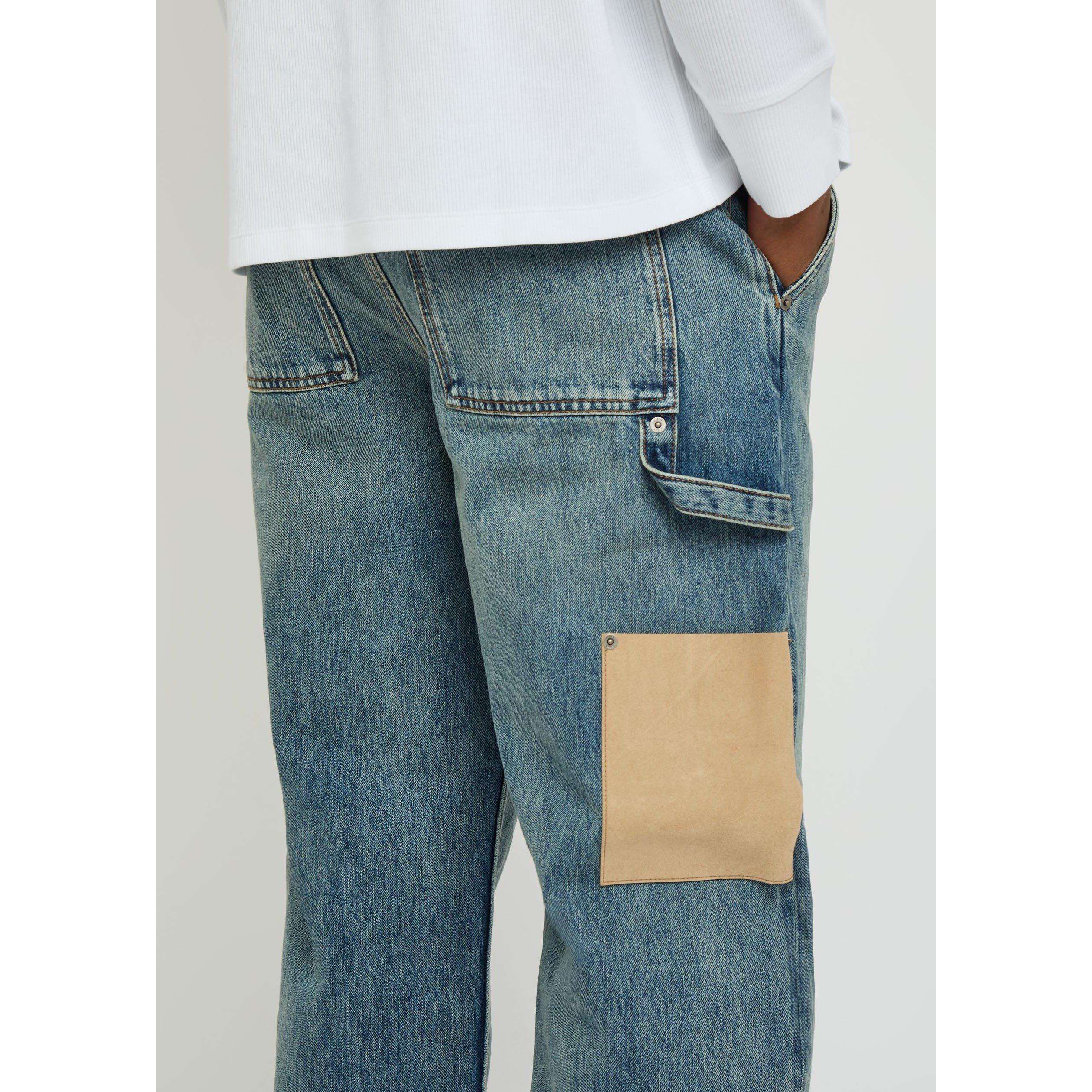 DENIM - LOEWE - Men's Cotton Straight-Leg Jeans - 4