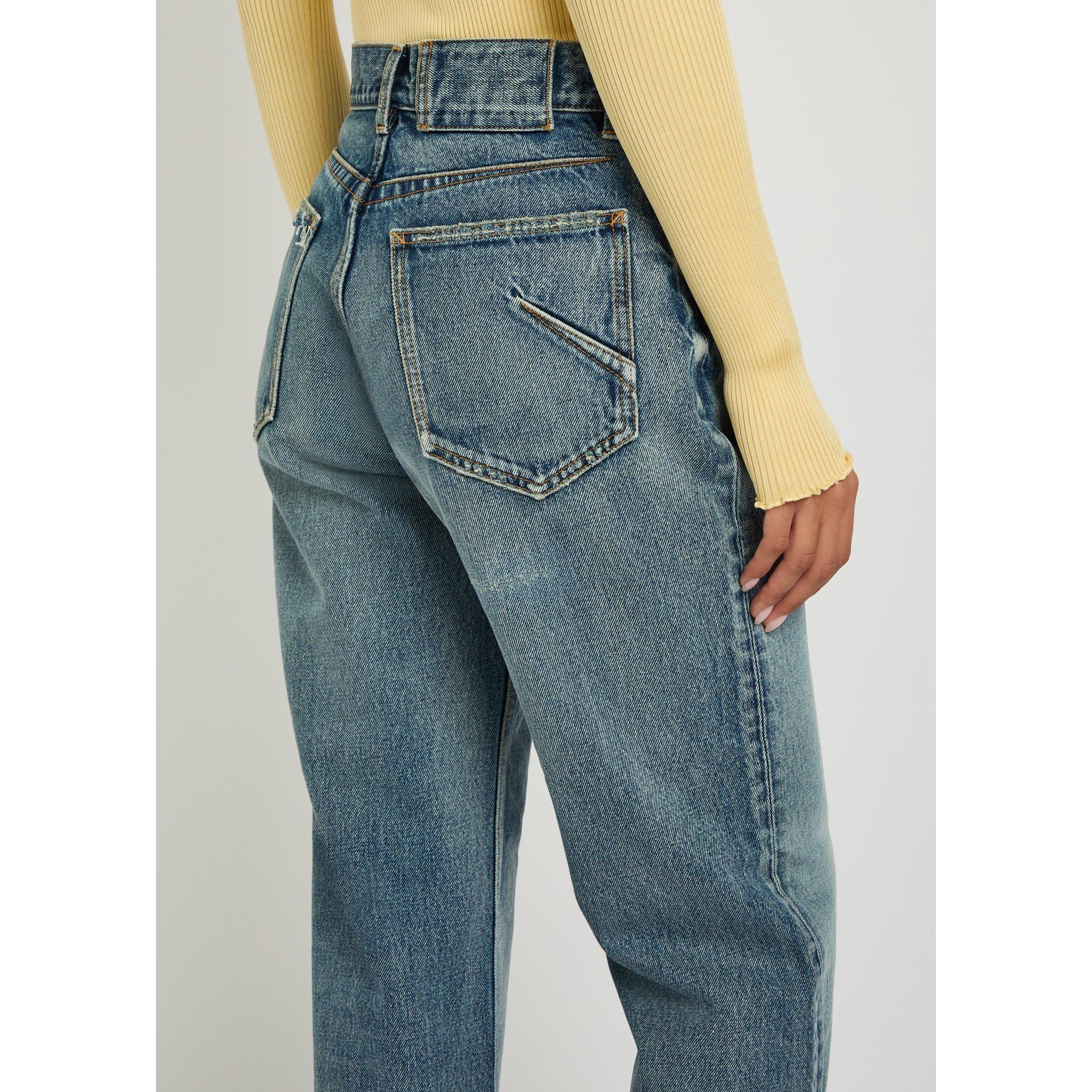 DENIM - Alaia - Women's Straight Distressed Jeans - 4