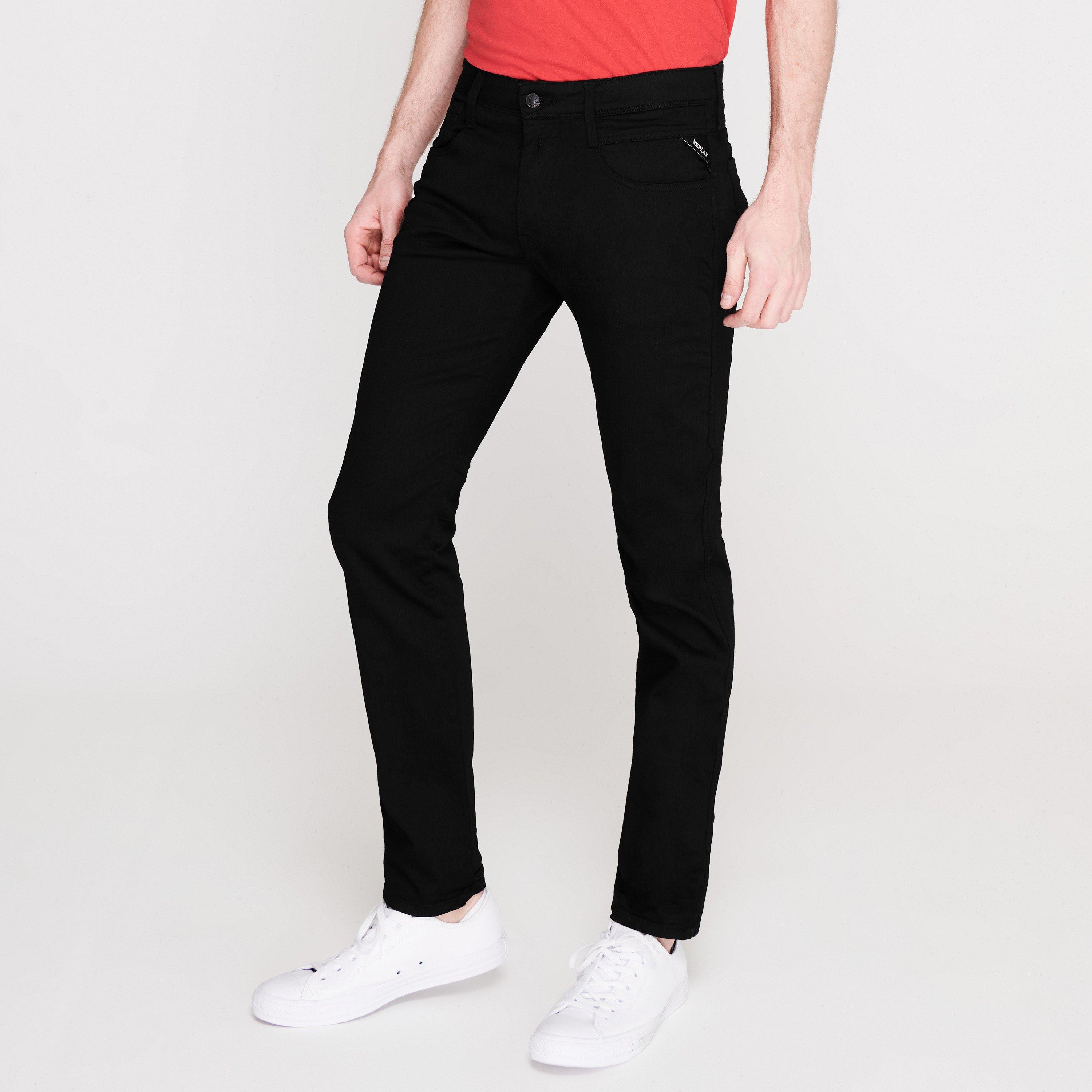 Black - Replay - Anbass Slim Jeans - 2