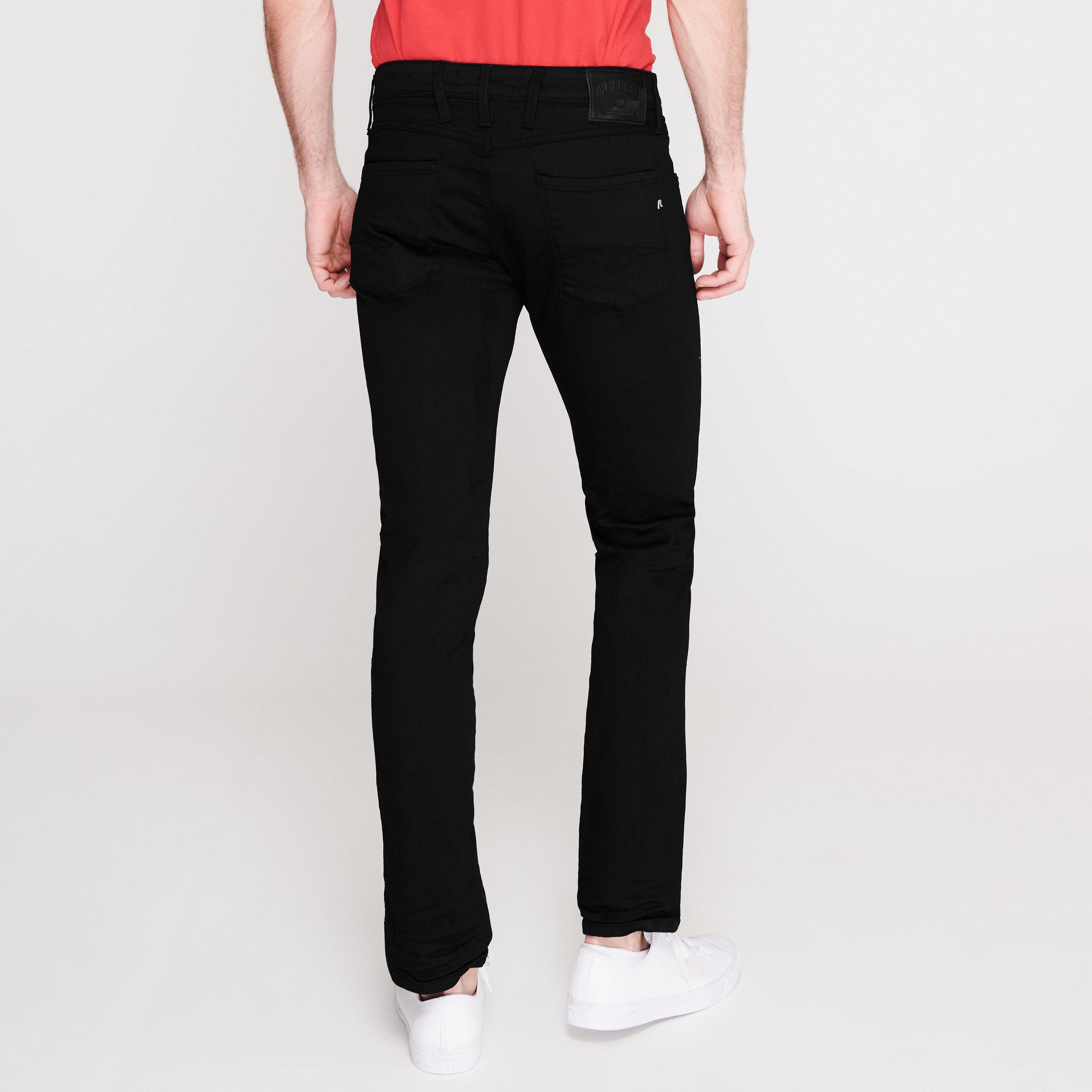Black - Replay - Anbass Slim Jeans - 3