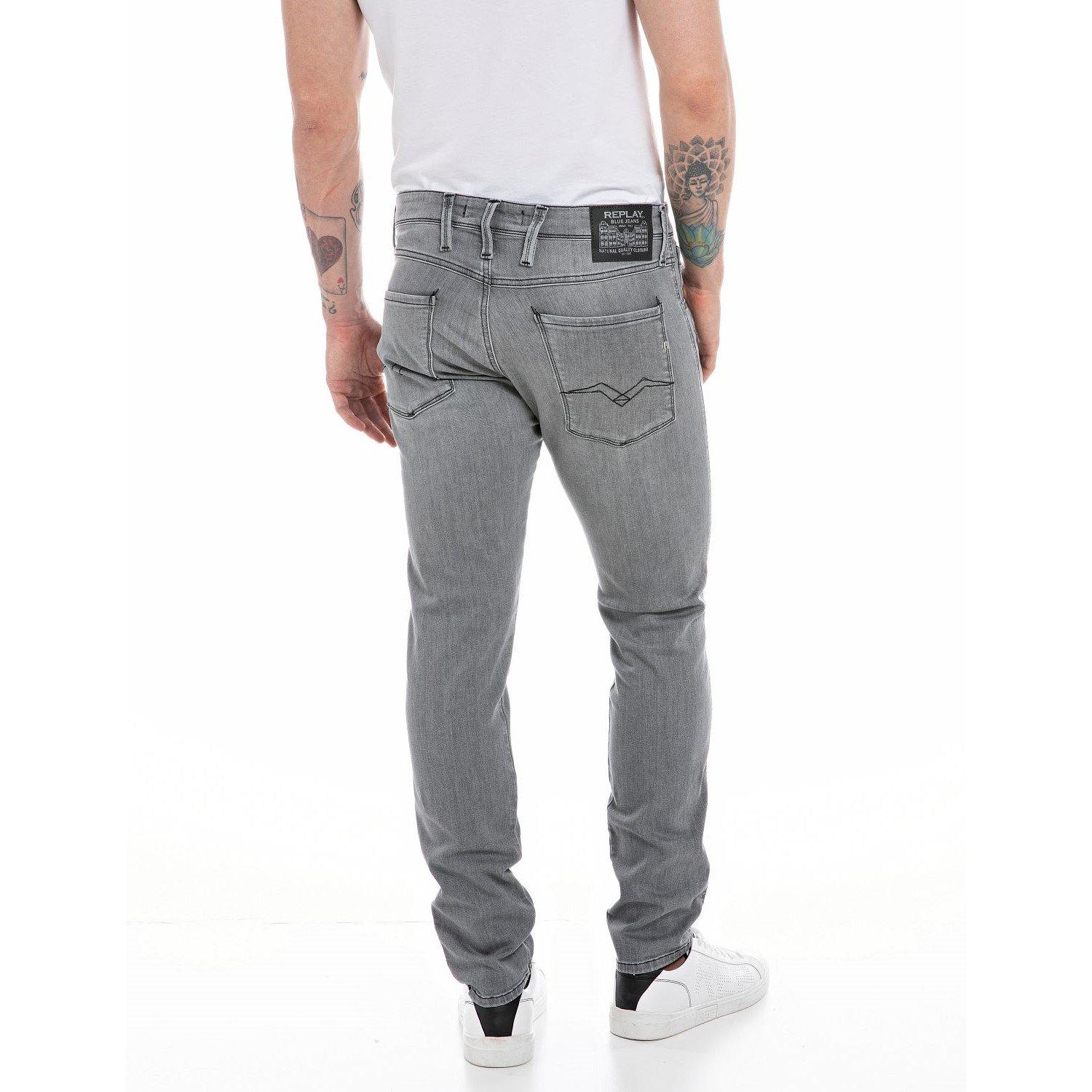 Grey 096 - Replay - Anbass Slim Jeans - 2