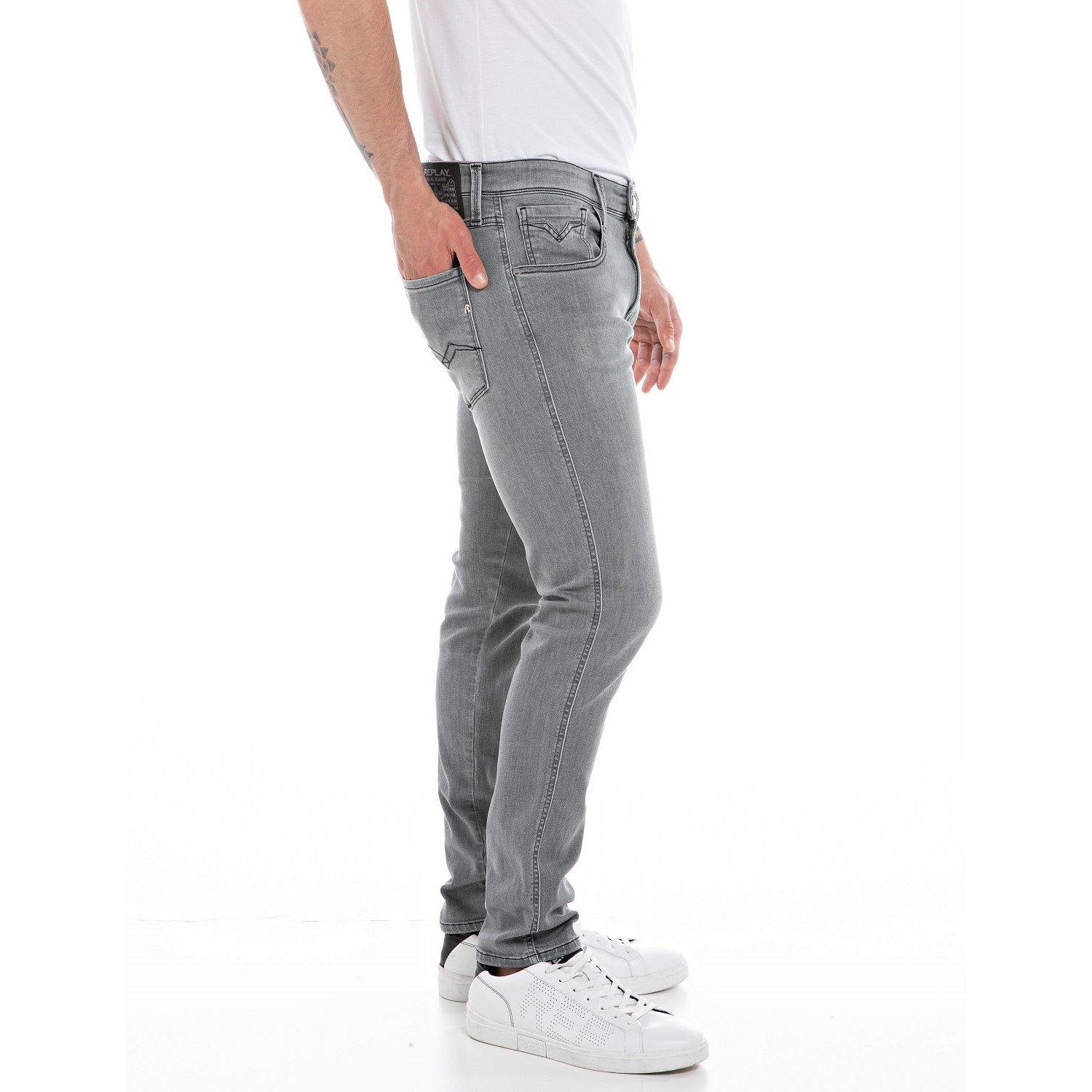 Grey 096 - Replay - Anbass Slim Jeans - 5