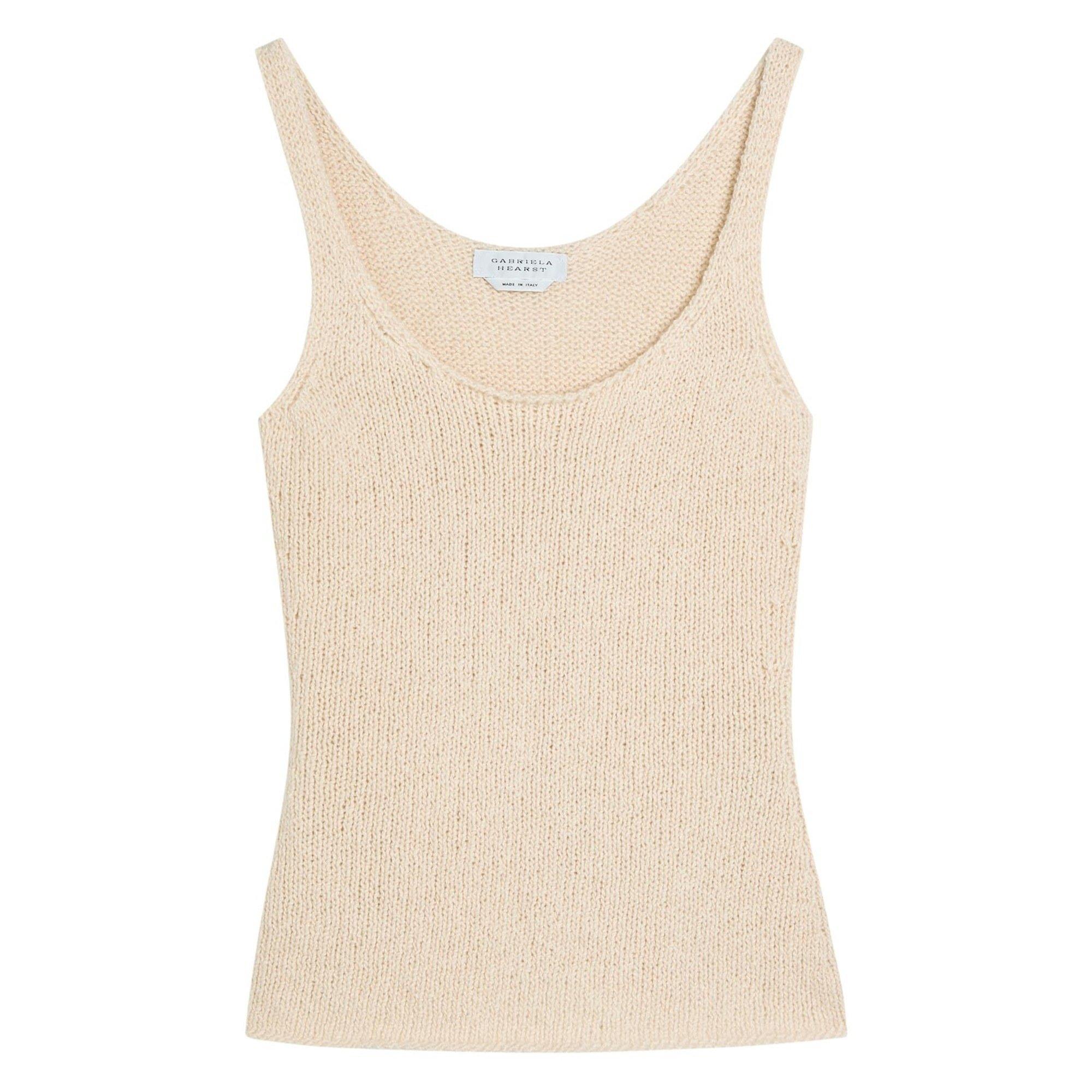 IVORY - Gabriela Hearst - Women's Galena Cashmere Slim-Fit Tank Top - 1