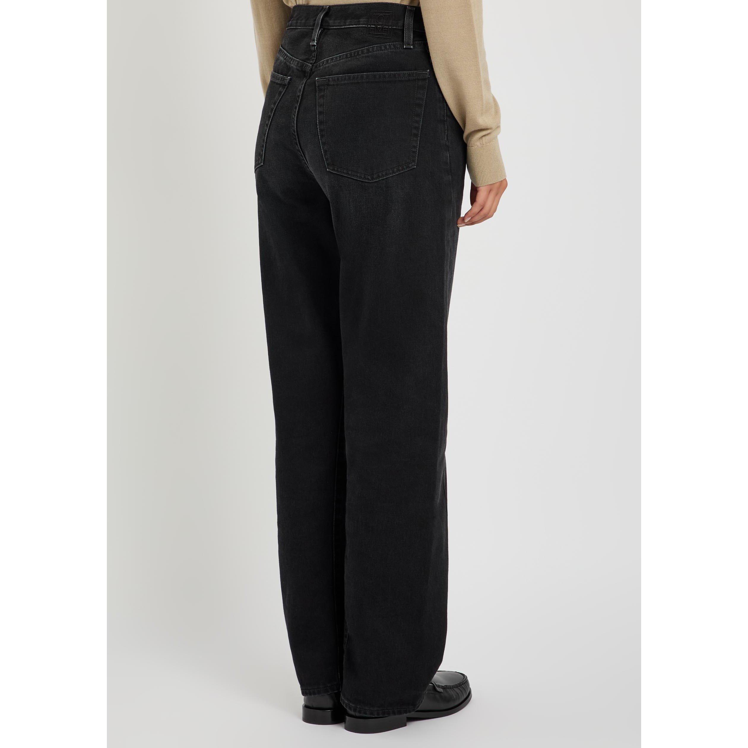 BLACK - Toteme - TWISTED SEAM DENIM FULL LENGTH - 3